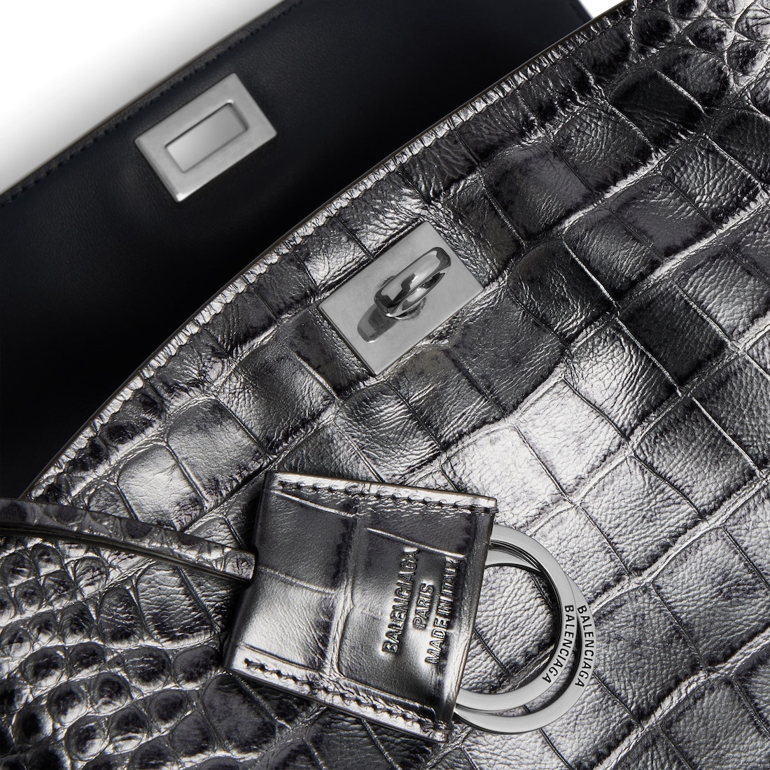 Women's Rodeo Handbag Mini in Gun Metal - 6