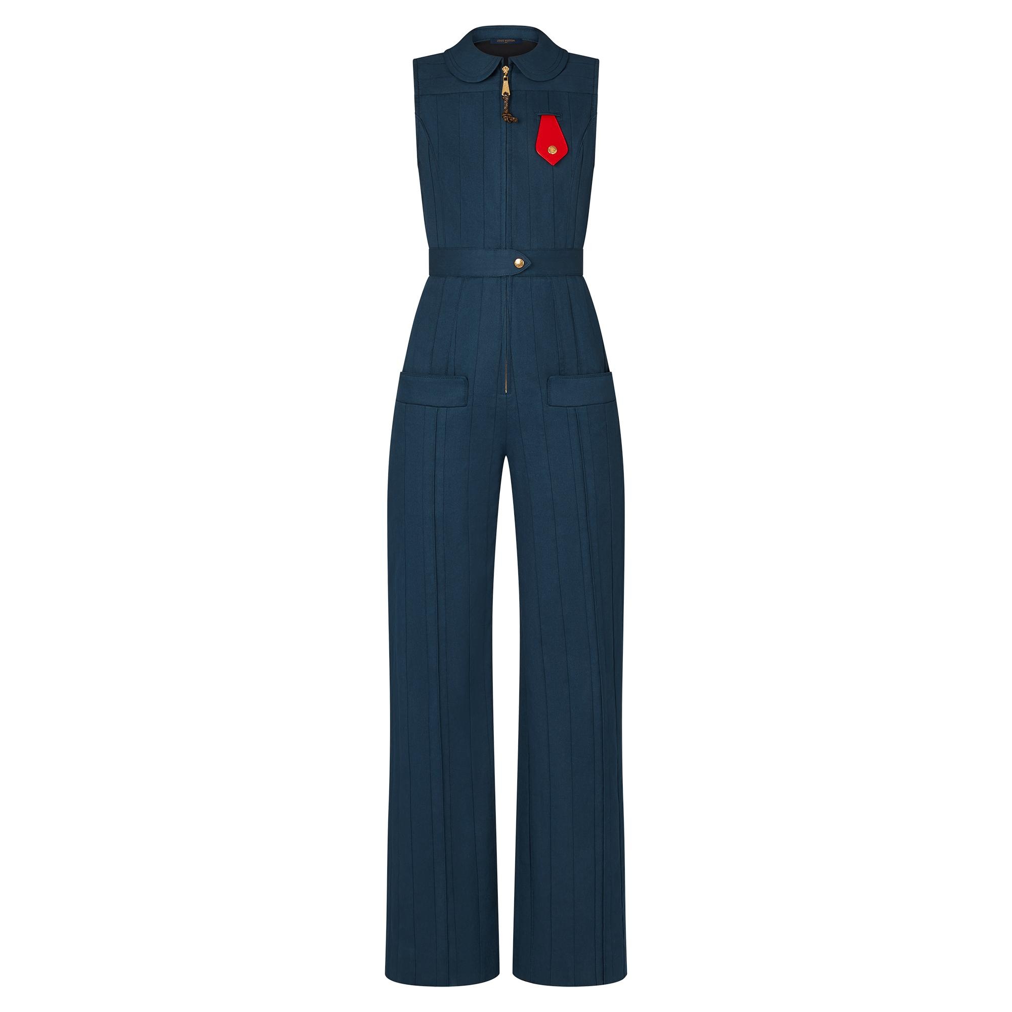 Peter Pan Collar Jumpsuit - 1