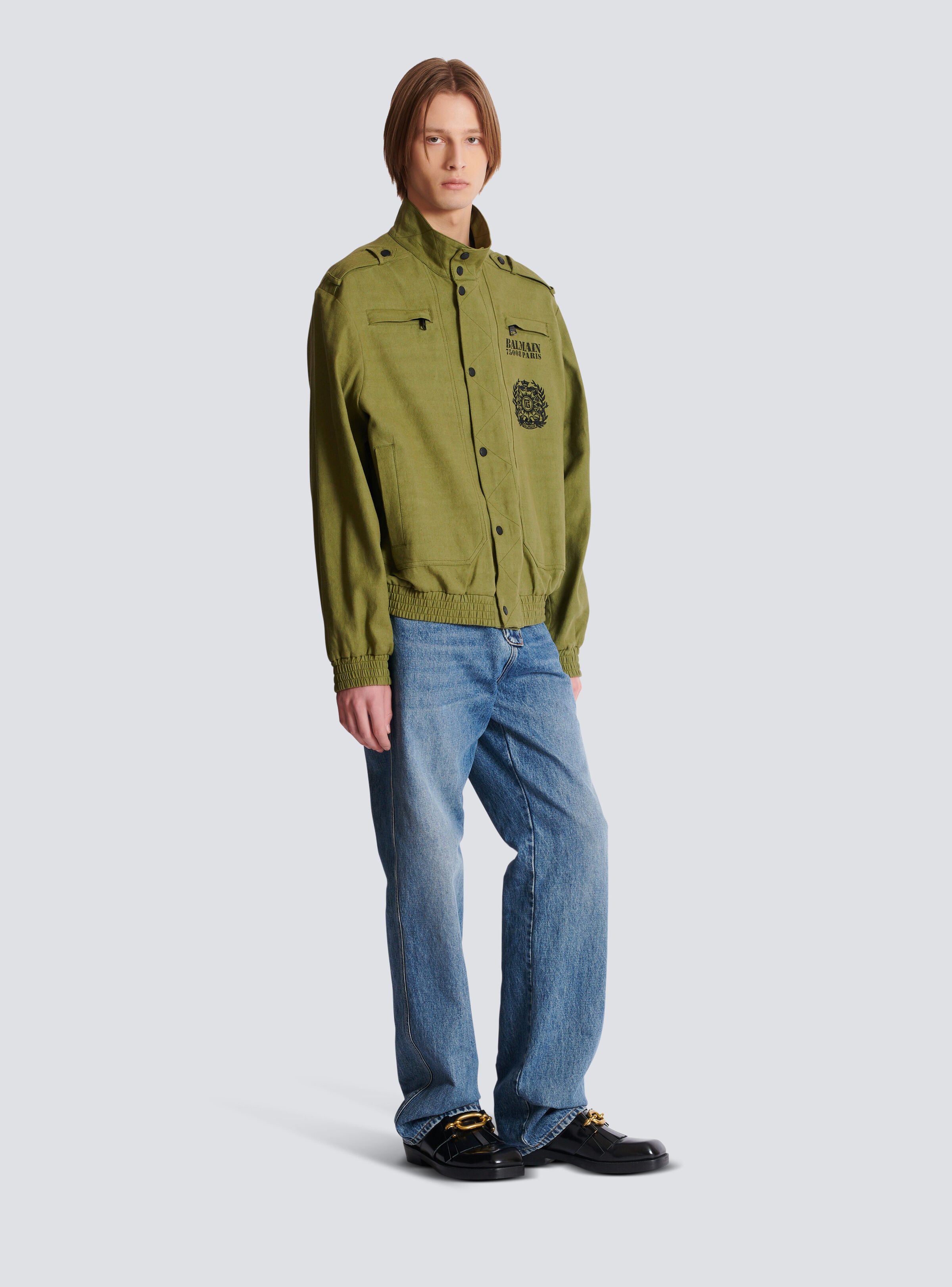 Cotton aviator-style jacket - 3