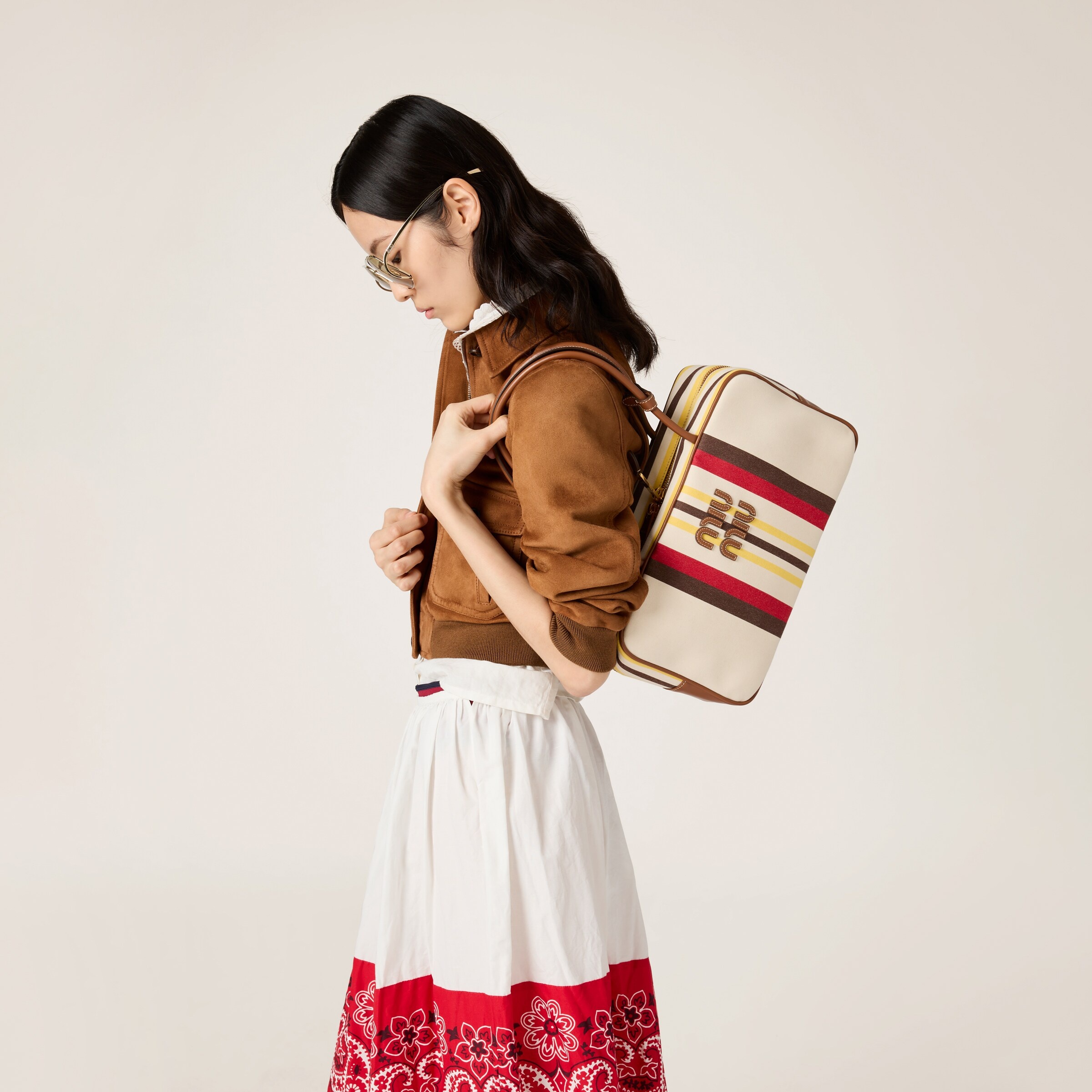 Beau canvas and leather bag - 5
