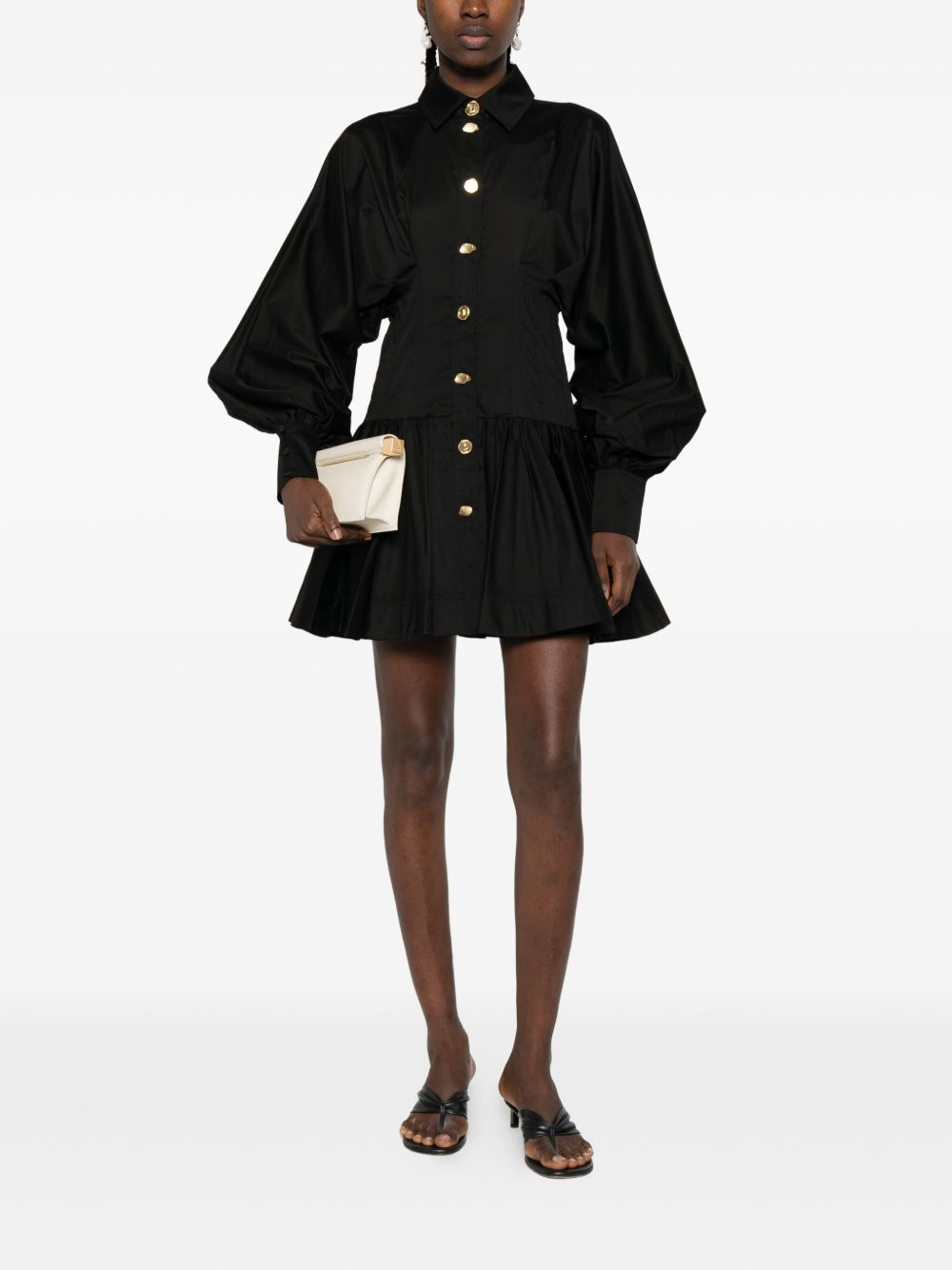 Alexa buttoned-up minidress - 2