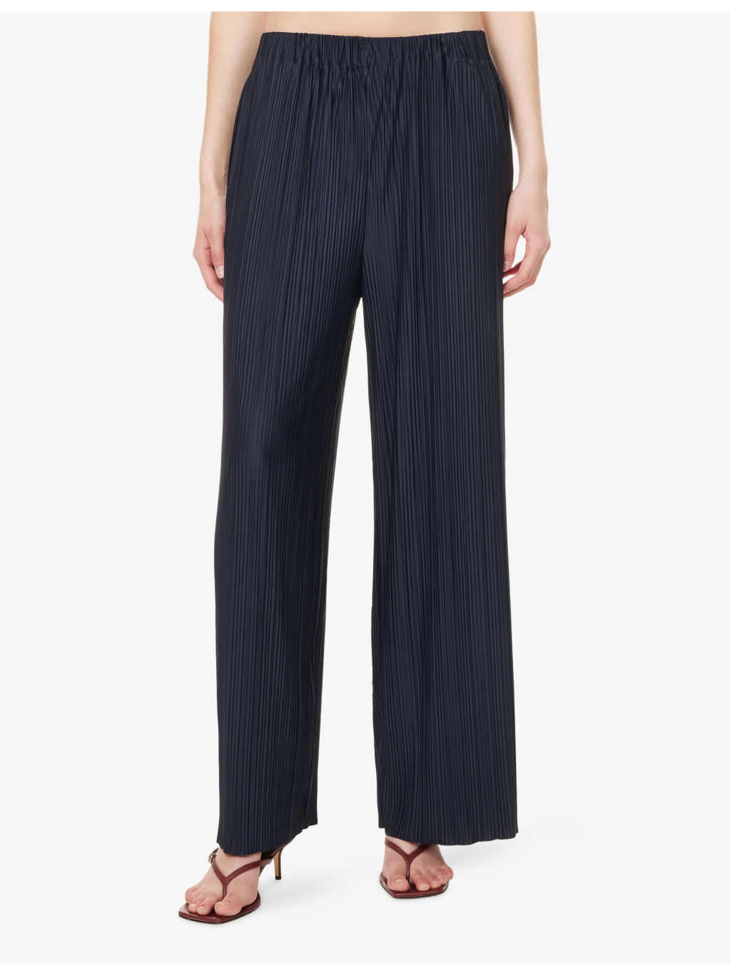 Uma wide-leg stretch-polyester trousers - 3