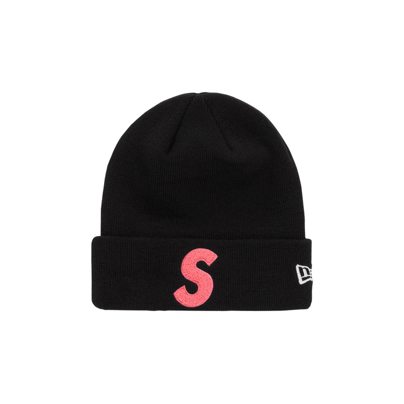 Supreme x New Era S Logo Beanie 'Black' - 1