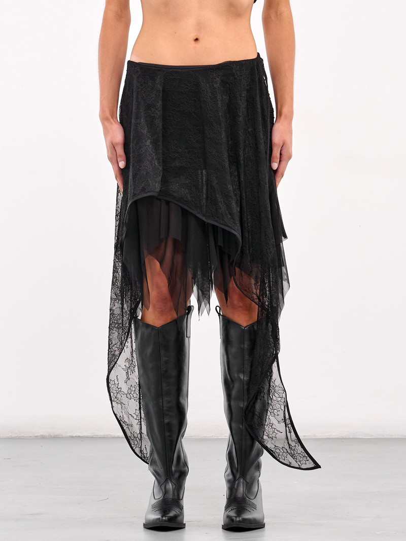 Layered Lace Mini Skirt 1