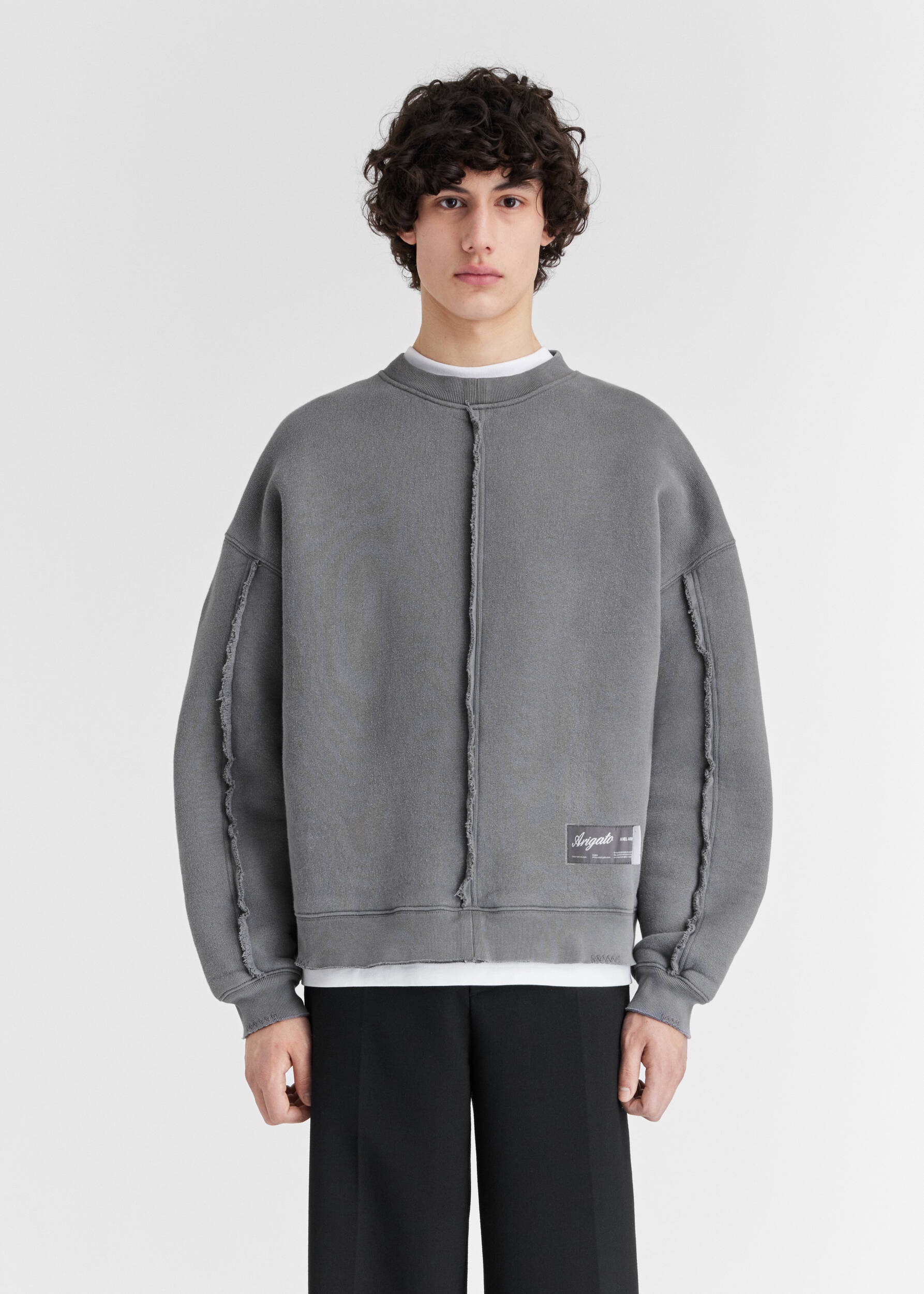 Chopped Distressed Sweatshirt - 2