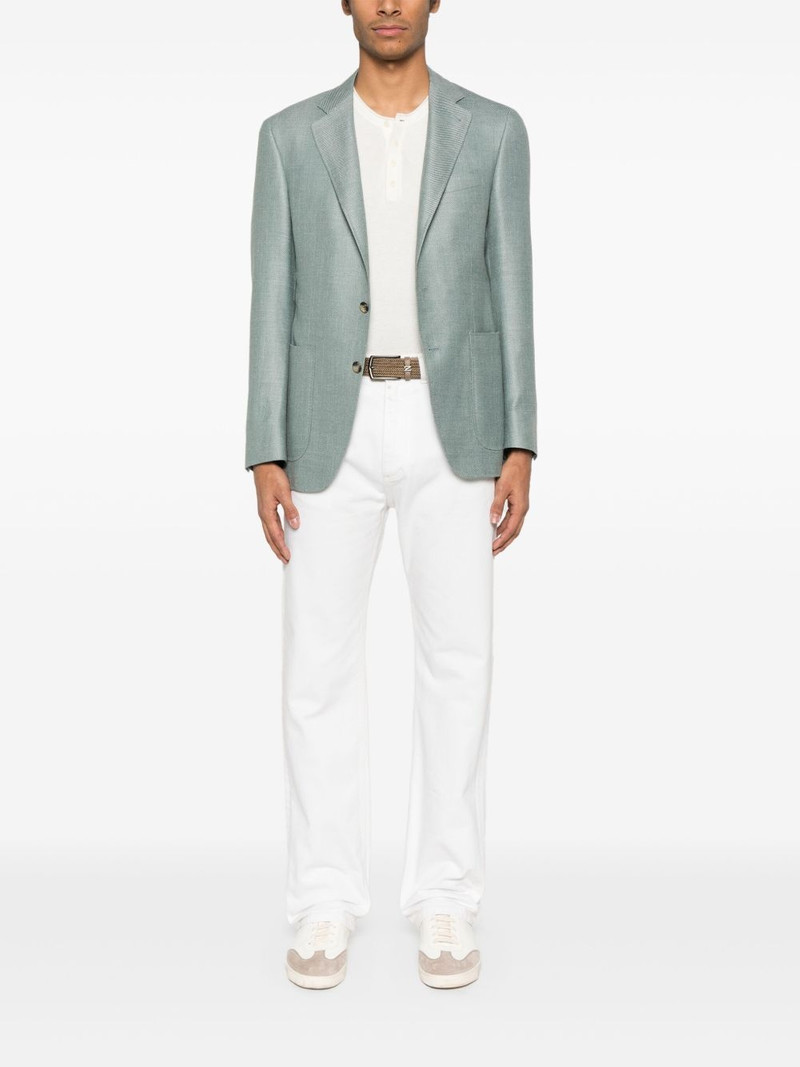 Canali interwoven blazer outlook