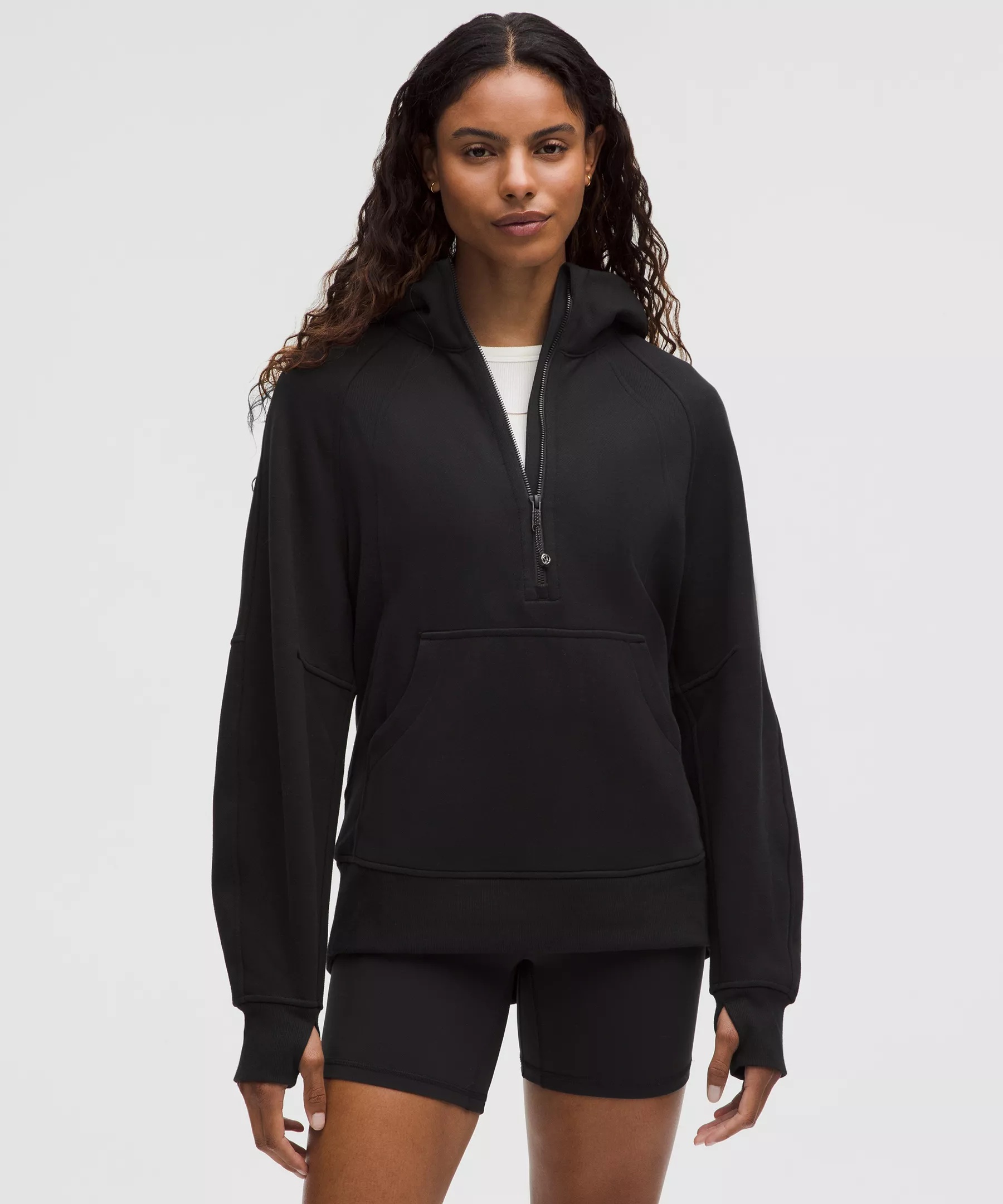 Scuba Oversized Half-Zip Hoodie *Long - 1