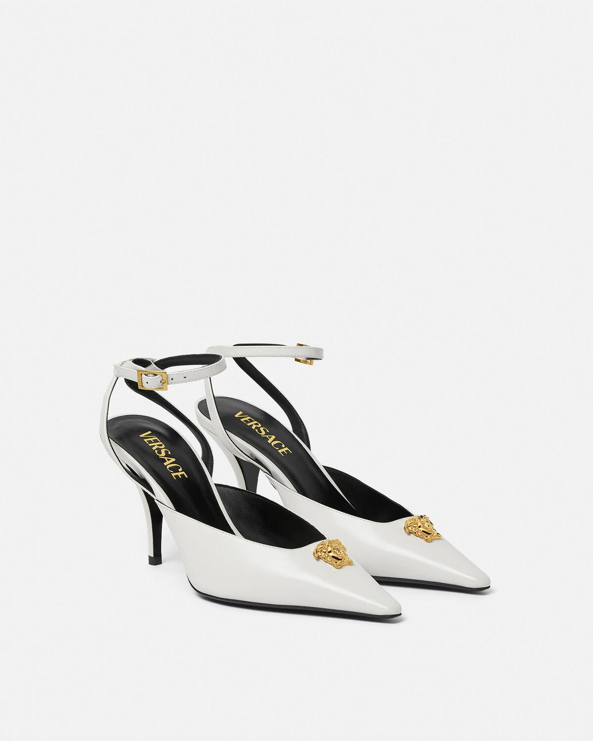 La Medusa Leather Slingback Pumps 85 mm - 2