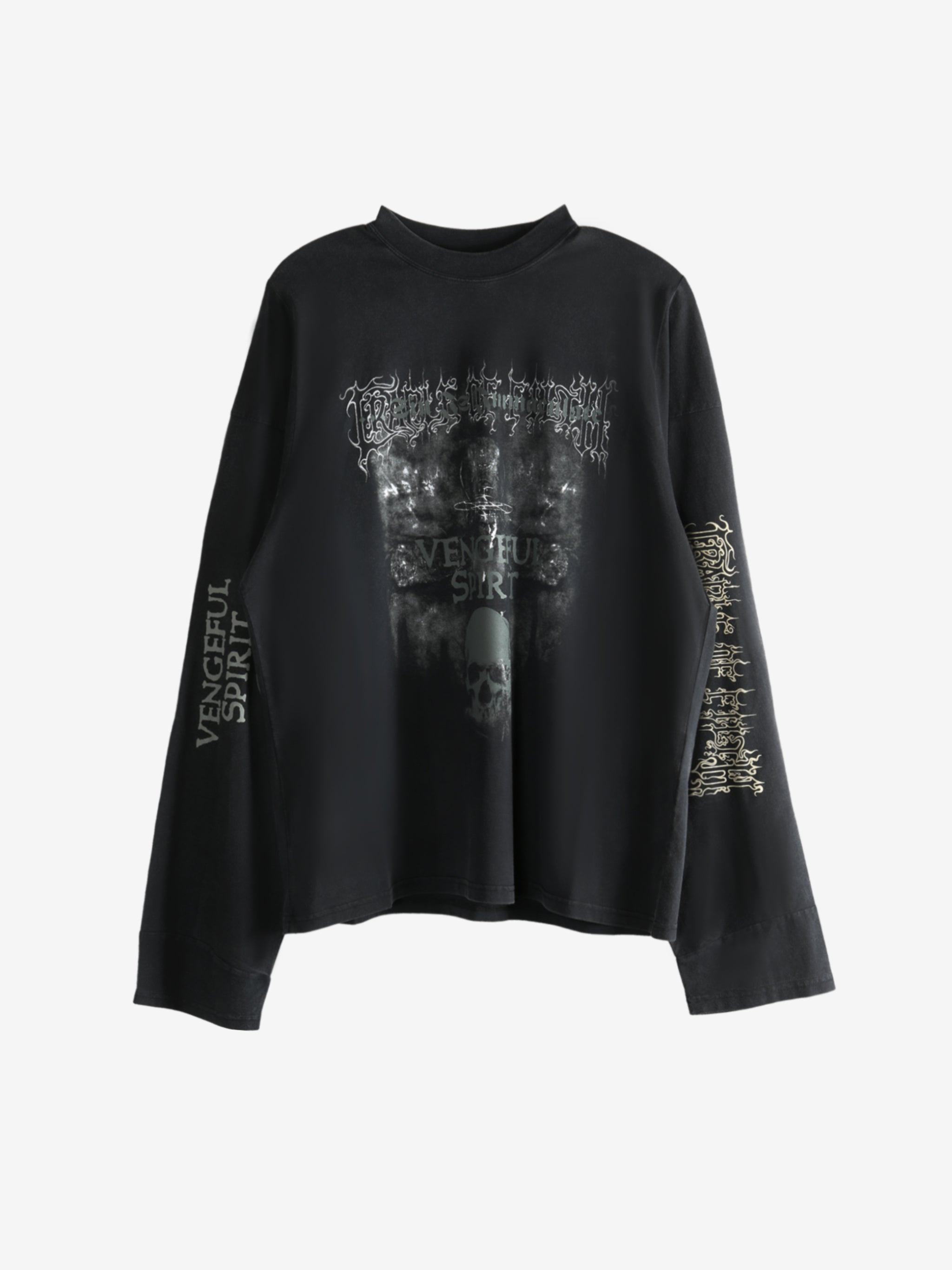 VETEMENTS - Men Cof Spirit Cut-Up Longsleeve T-Shirt - 5