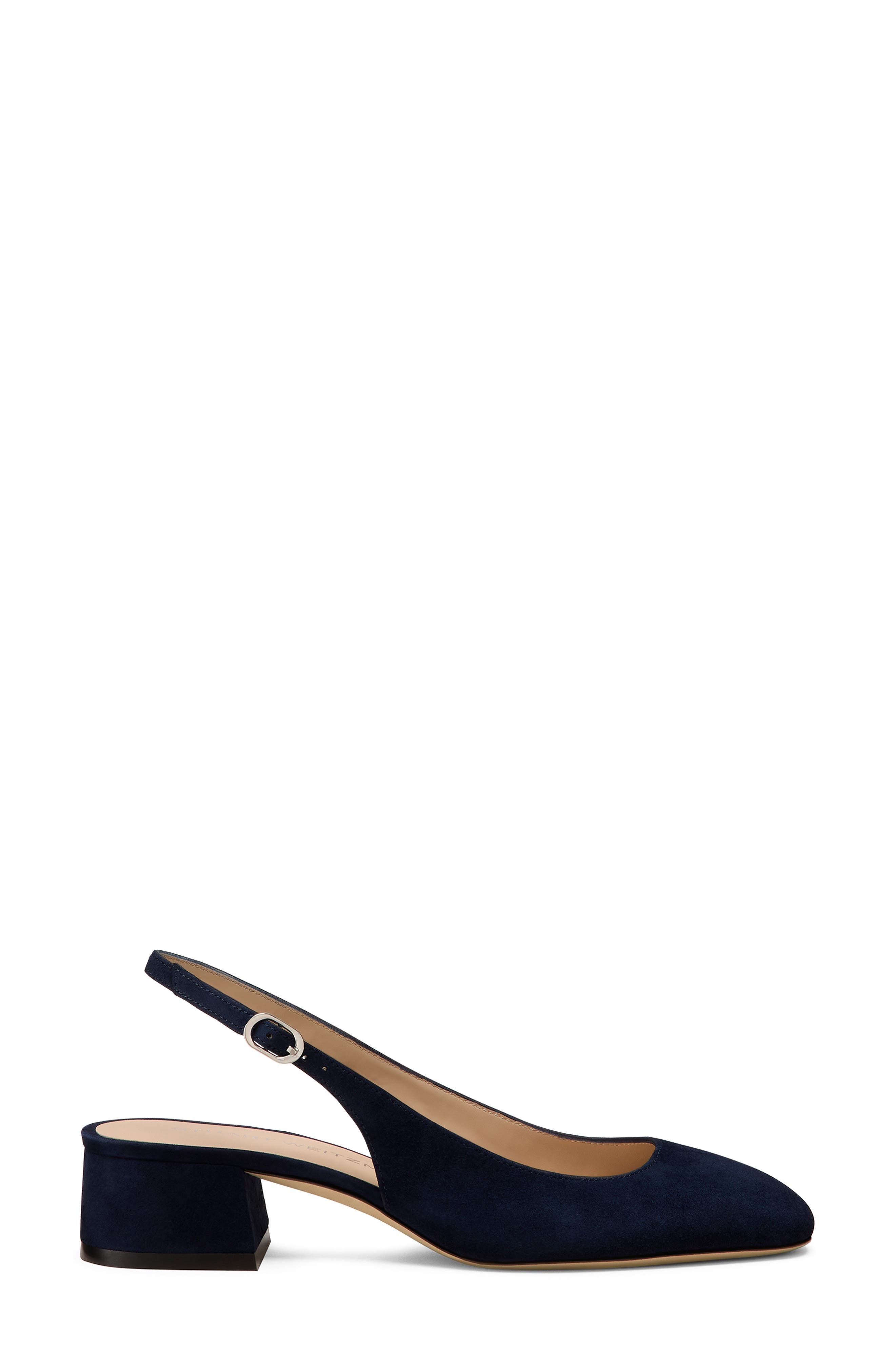 Stuart Weitzman Maeve Slingback Pump in Nice Blue at Nordstrom - 2