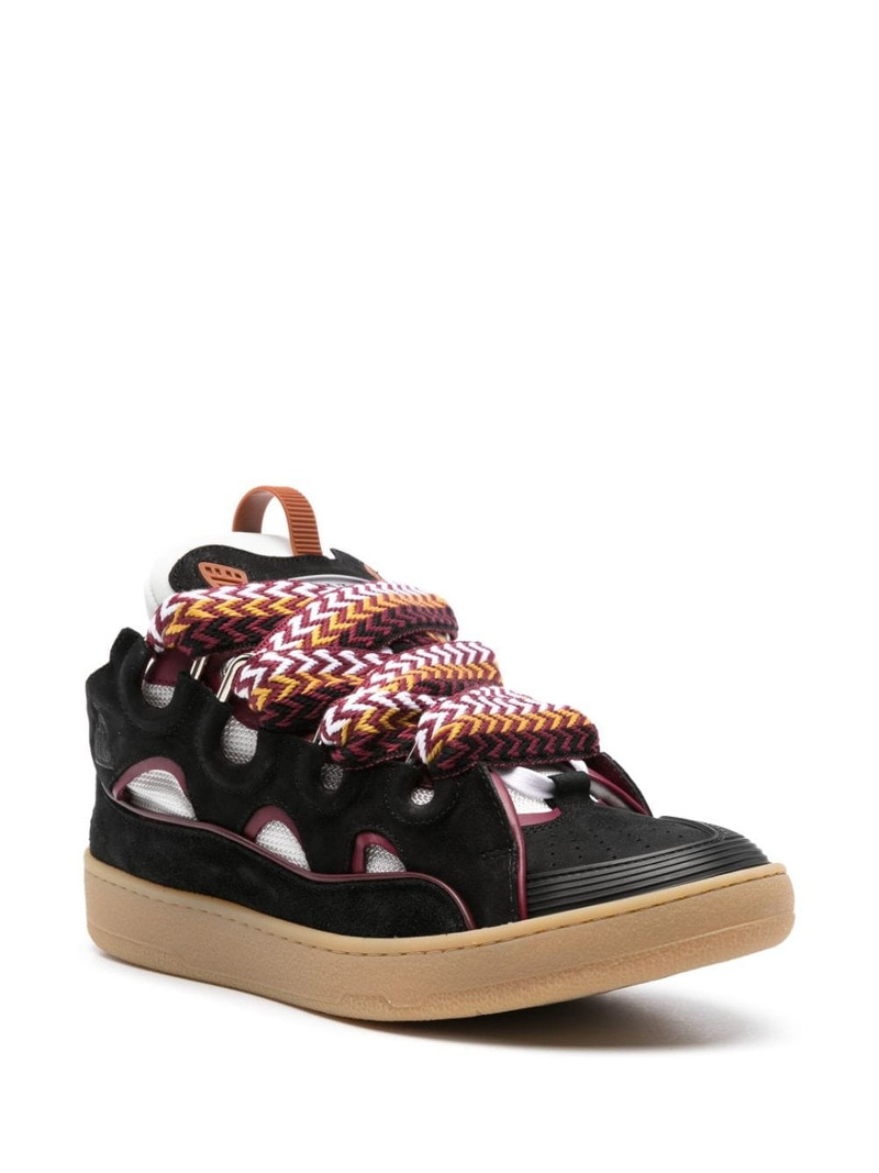 Lanvin Curb suede sneakers outlook