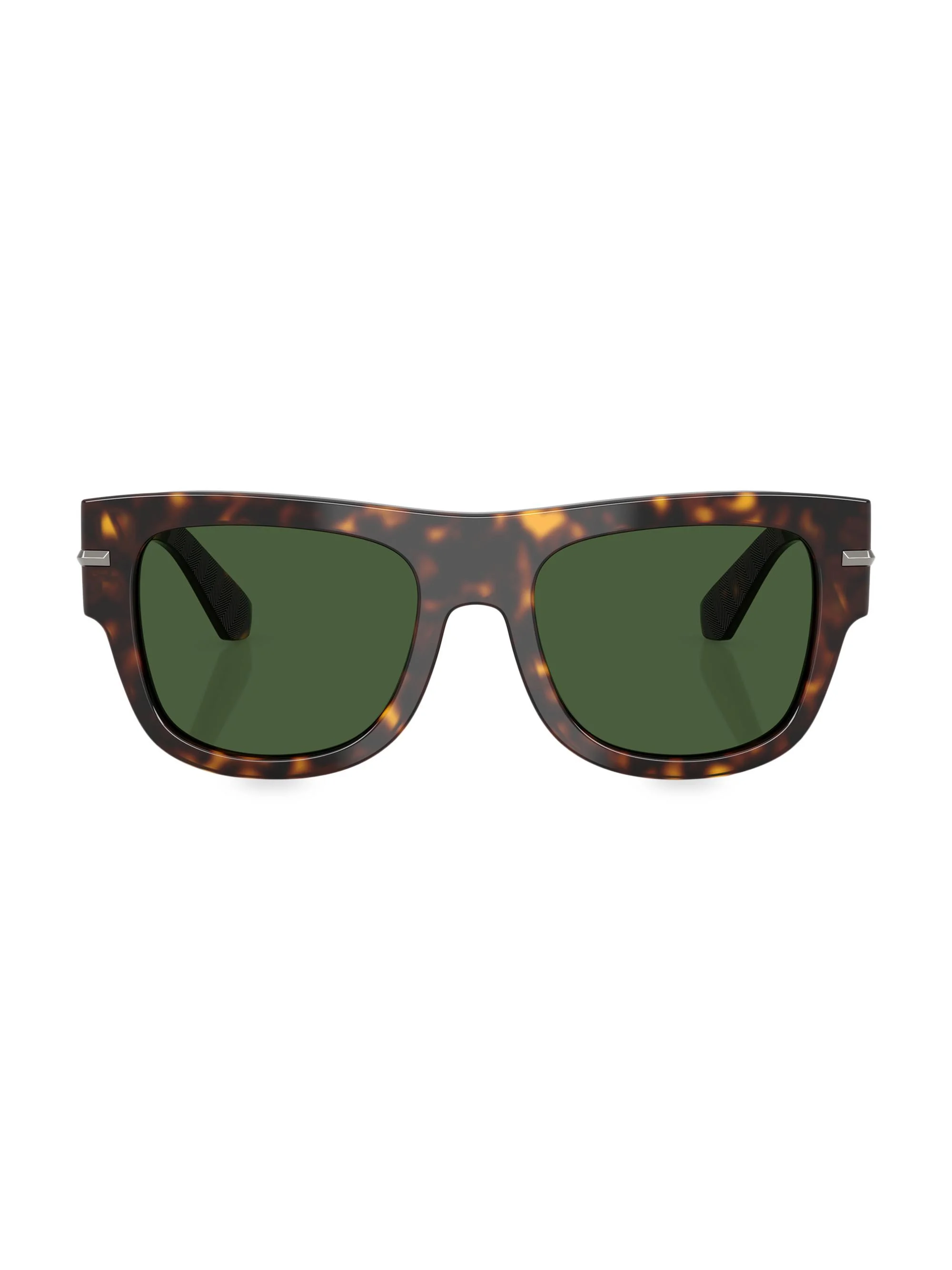 Men's 54MM Square Sunglasses - Havana - 1