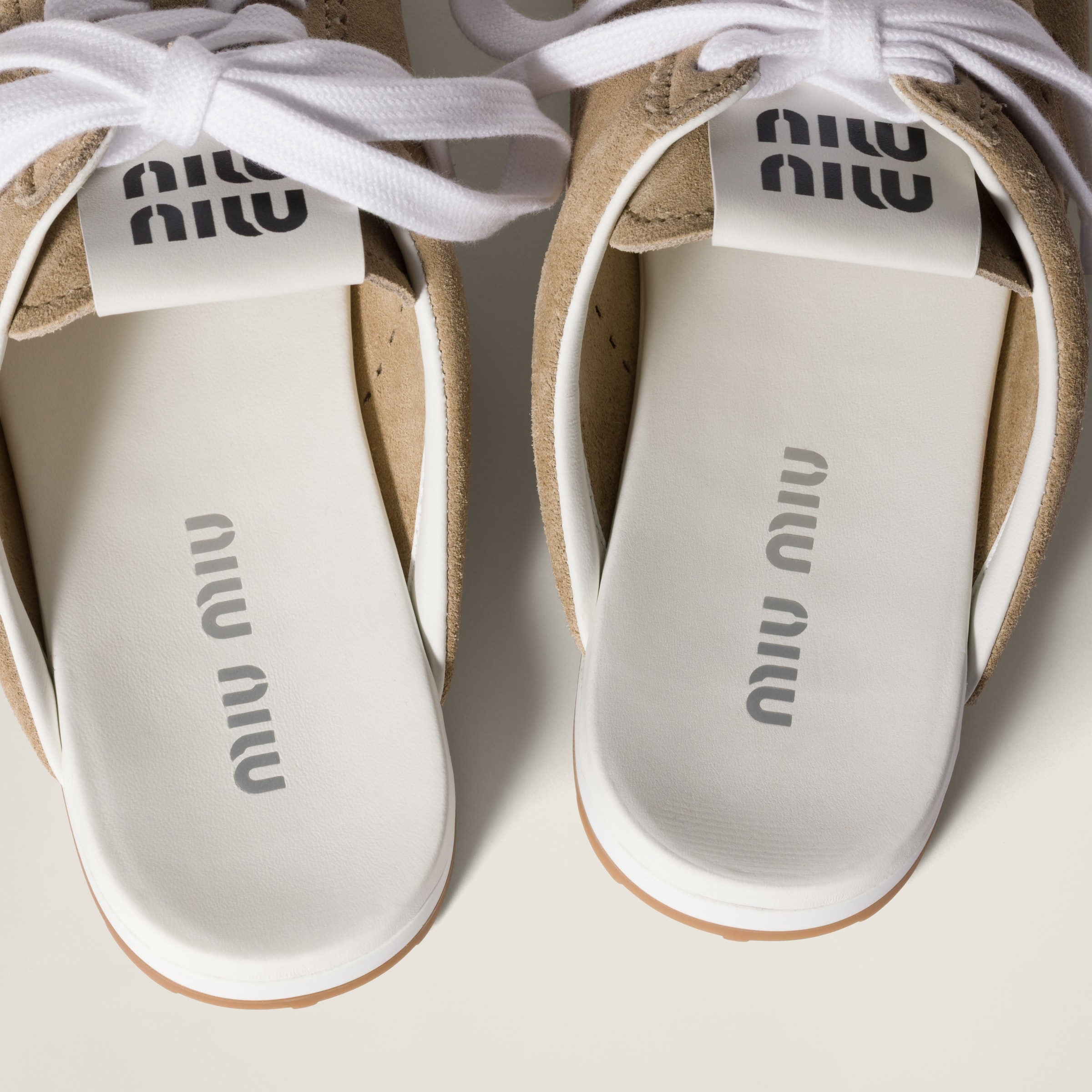 Plume suede mules - 3