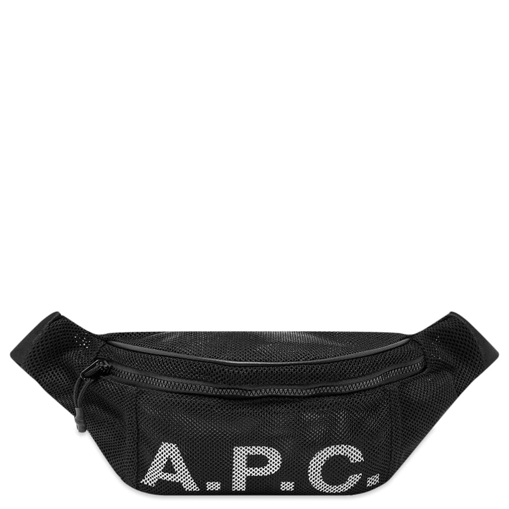 A.P.C. Mesh Logo Waist Bag - 1