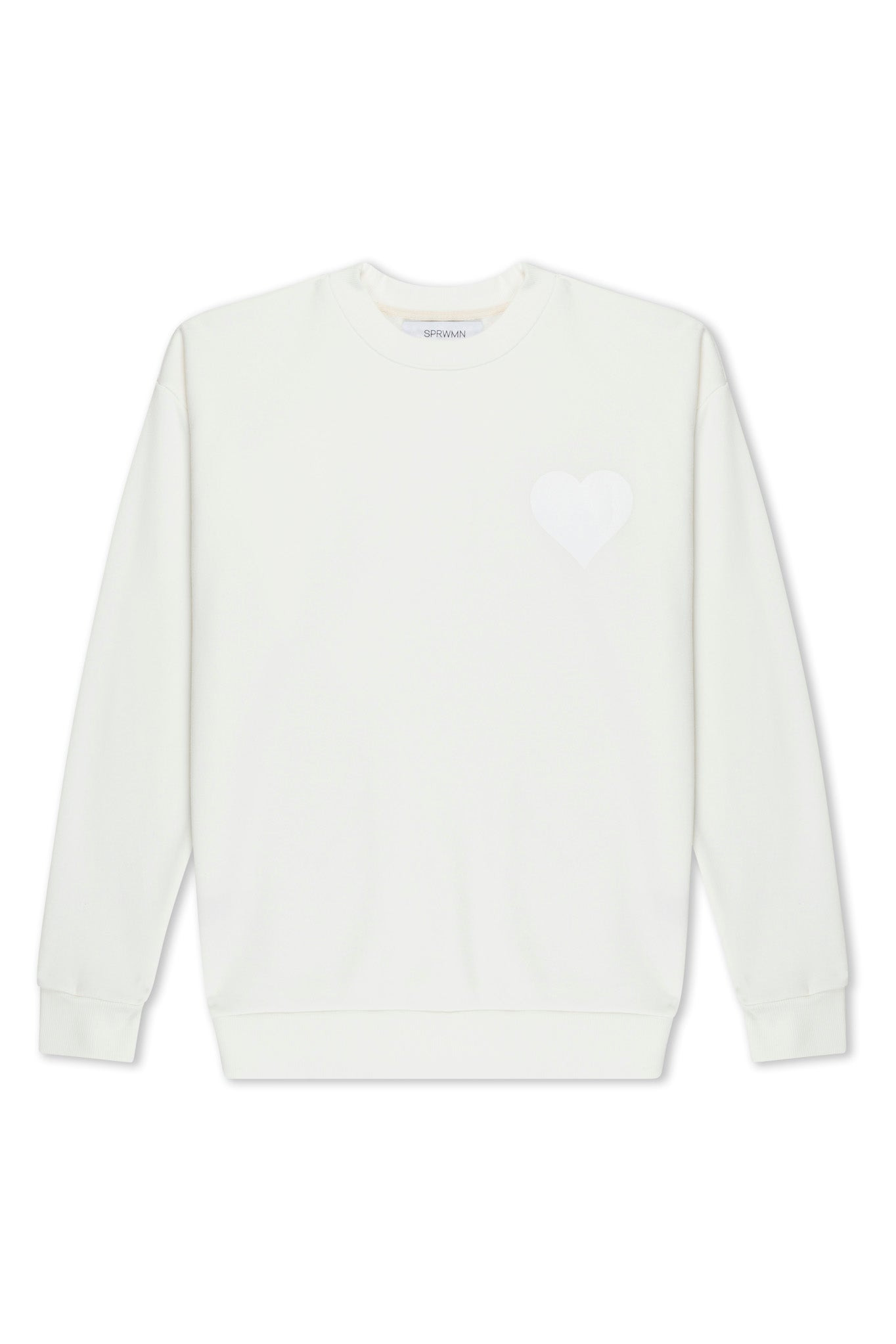 WHITE HEART SWEATSHIRT - 5