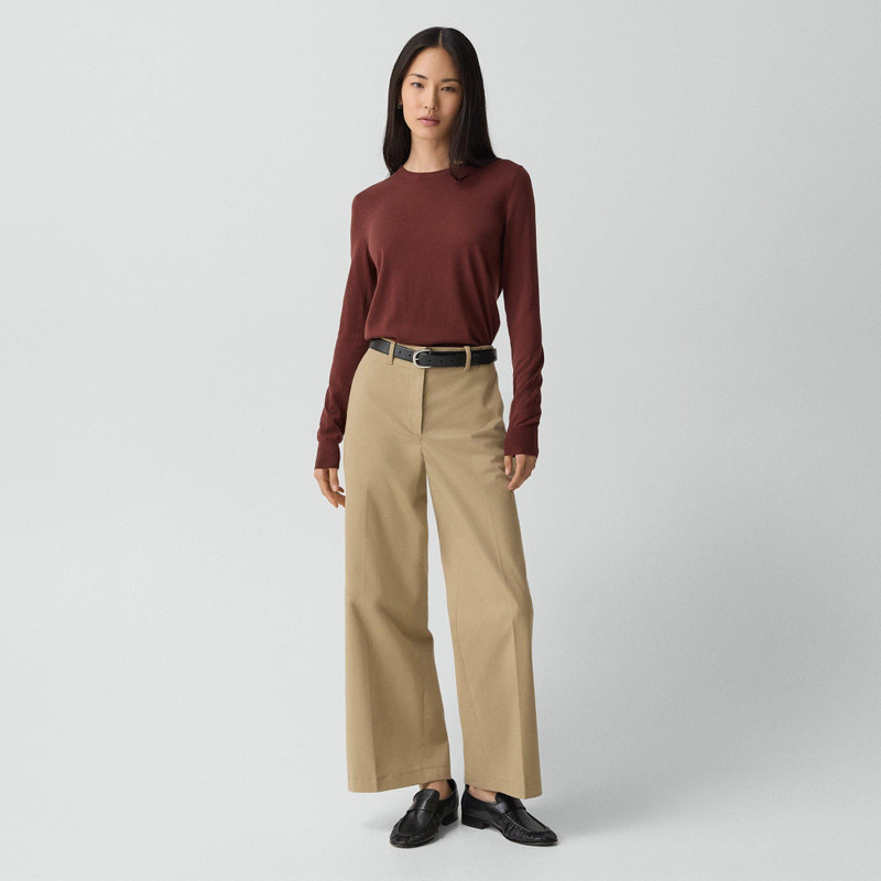 Theory Crewneck Sweater in Regal Wool outlook