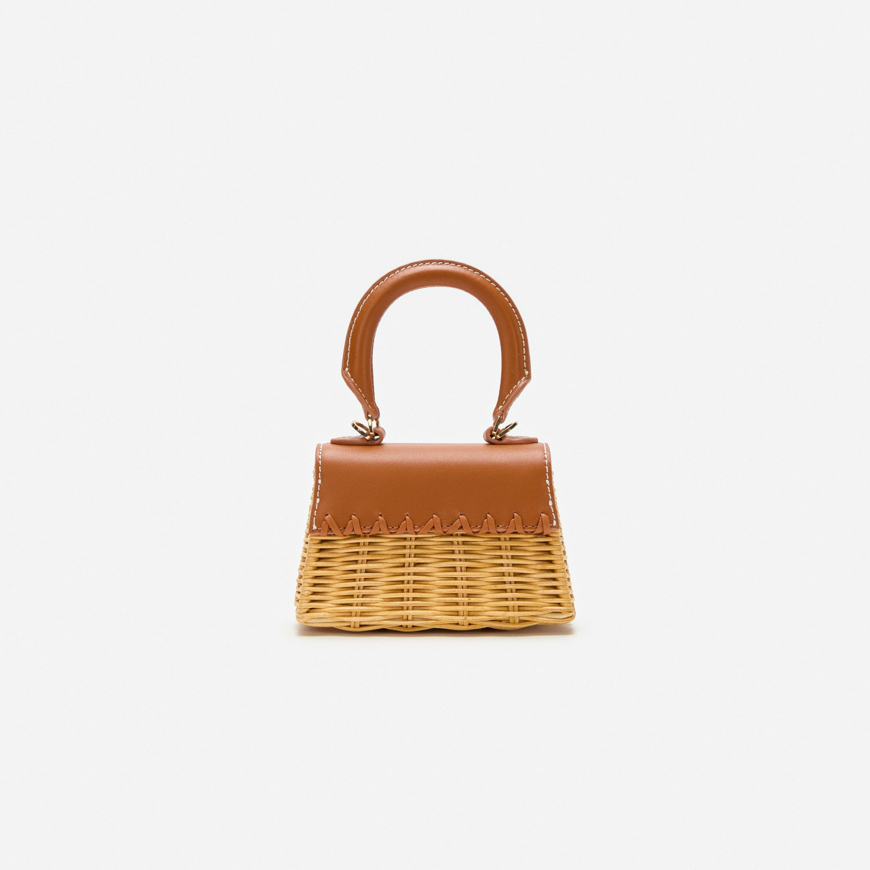 Rattan Micro Bow Bag - 3