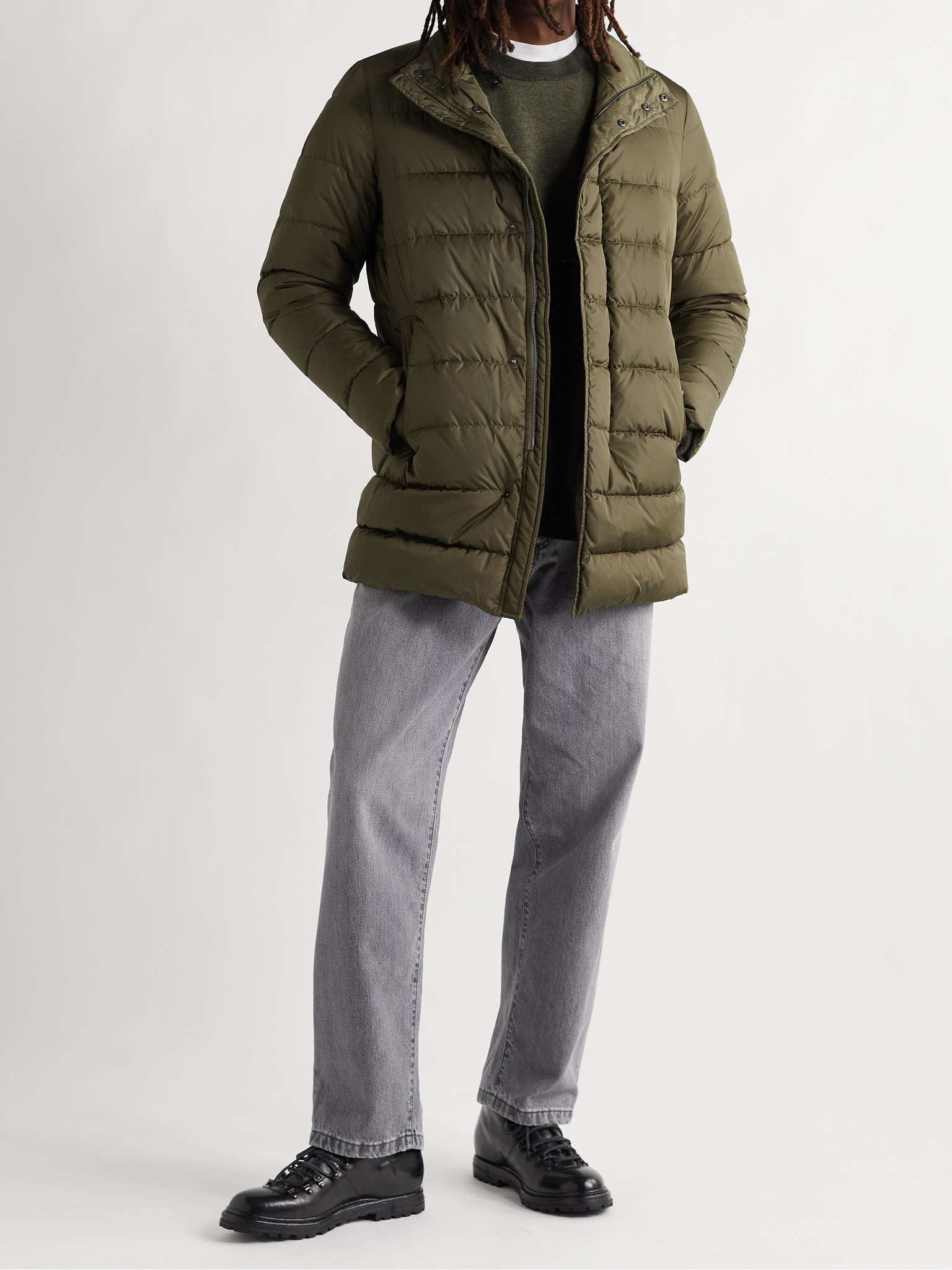 Quilted Shell Down Coat - 2