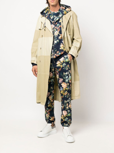 Etro floral-print cotton track pants outlook