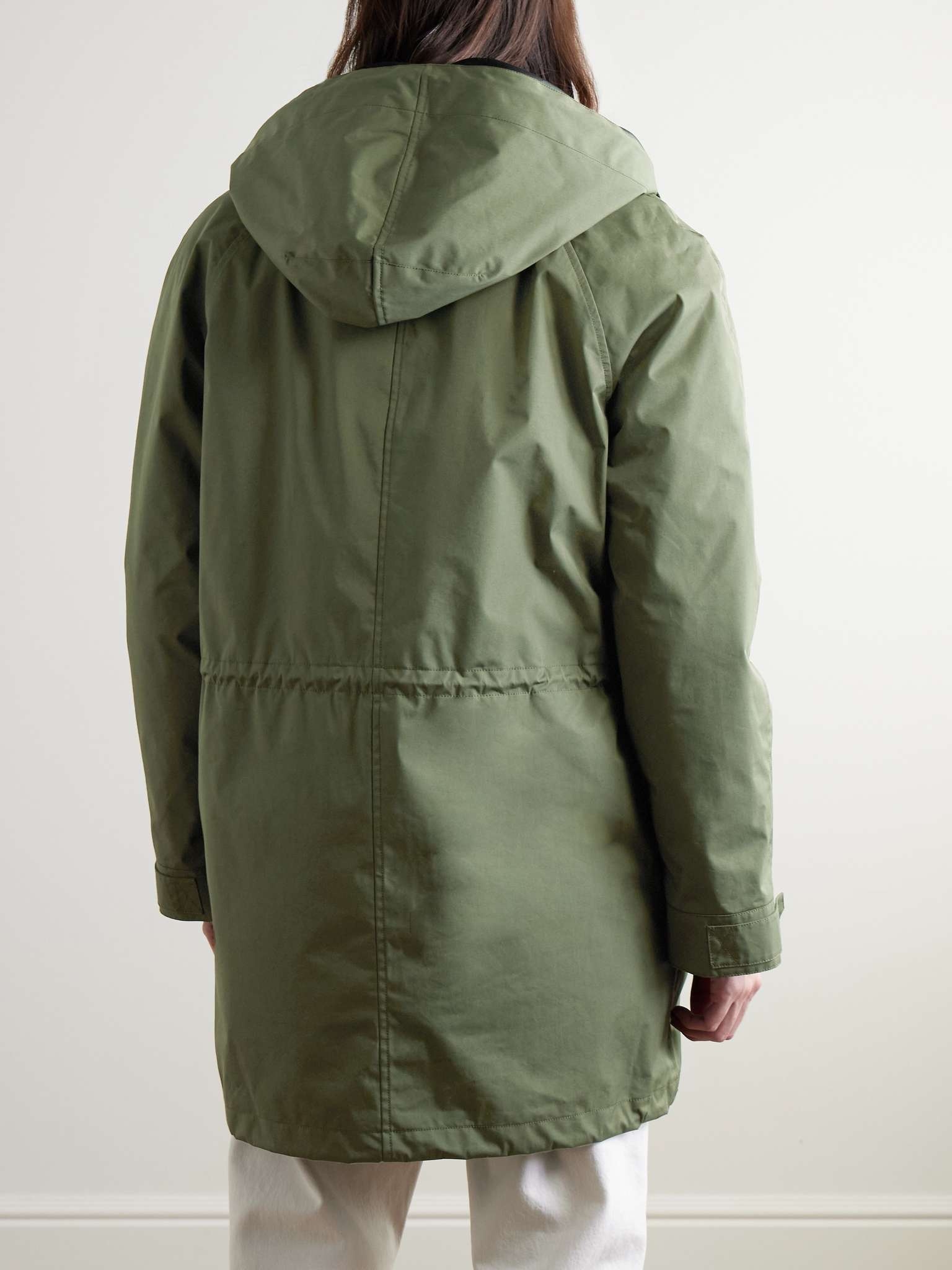 Cotton-Blend Twill Parka with Detachable Shearling Liner - 5