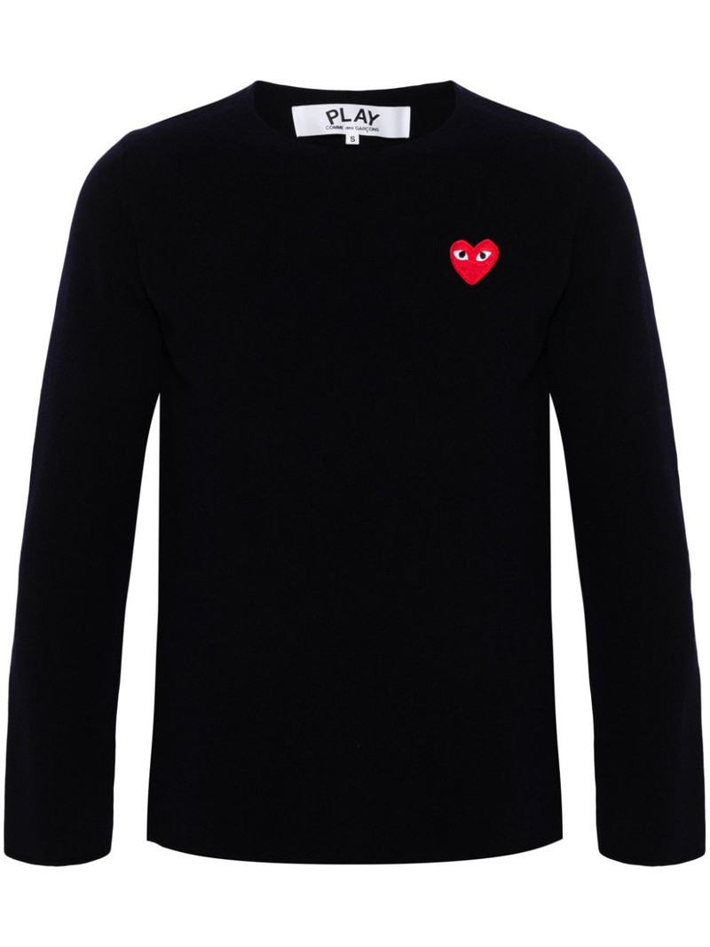 embroidered logo jumper 1