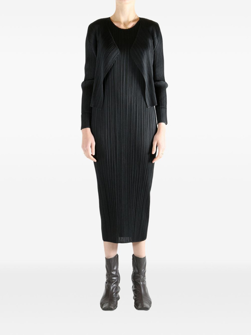 Pleats Please Issey Miyake pleated jacket outlook