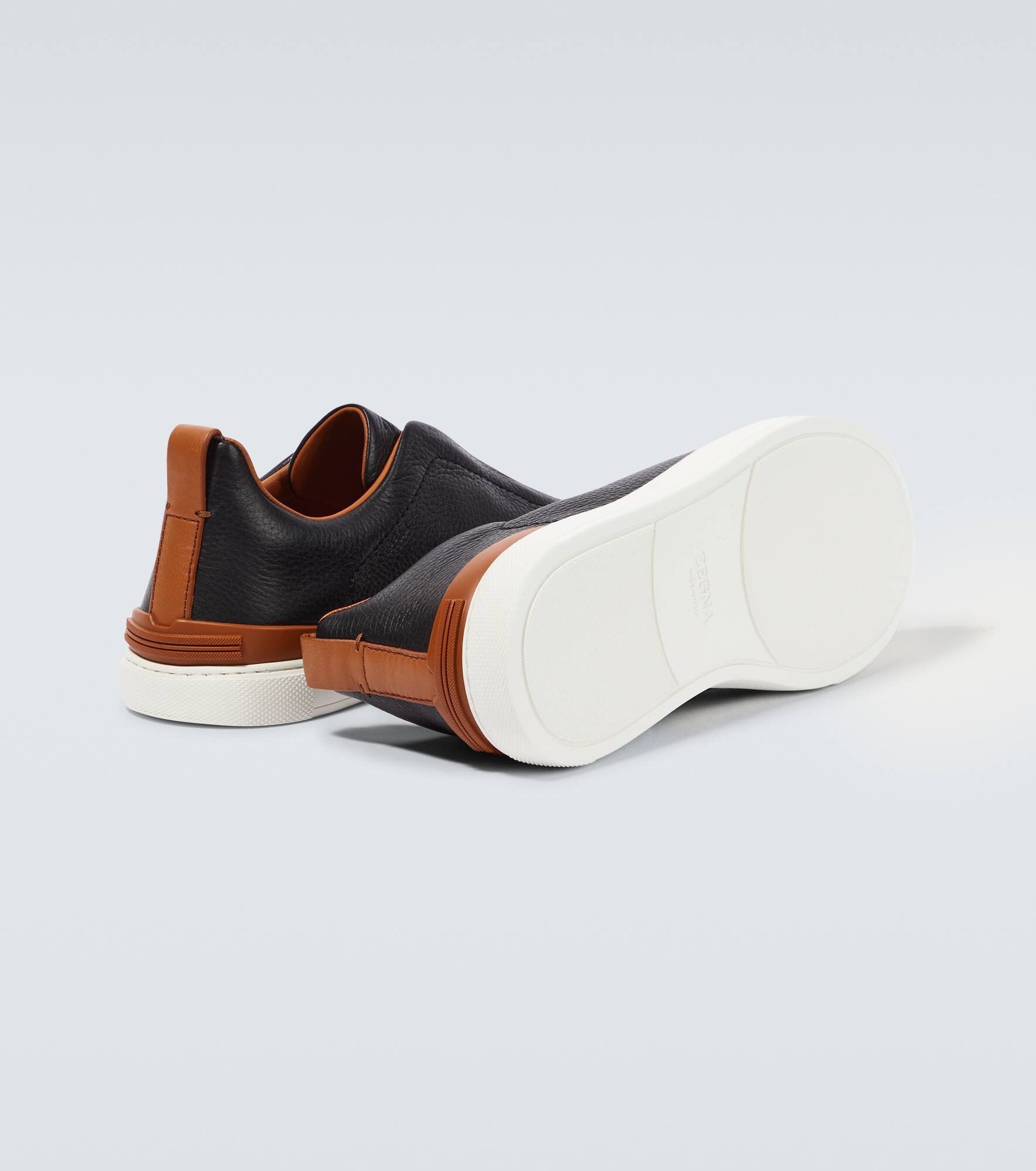 Triple Stitch leather sneakers - 7