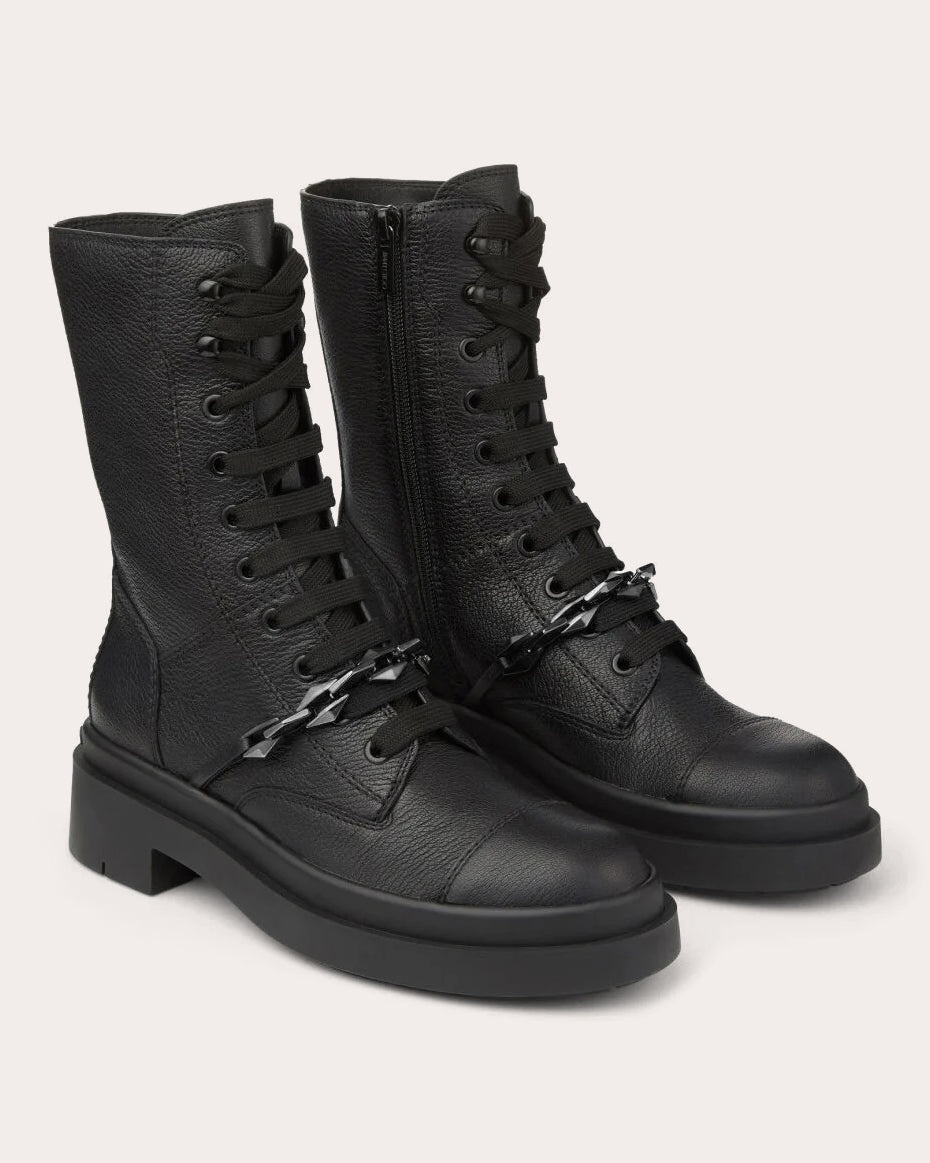 Nari Grained-Leather Ankle Boot - 2