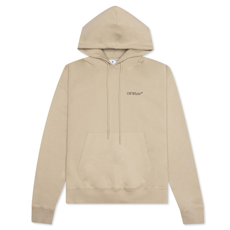 OFF-WHITE C/O VIRGIL ABLOH CARAVAGGIO CROWNING OVER HOODIE - DARK SAND - 1