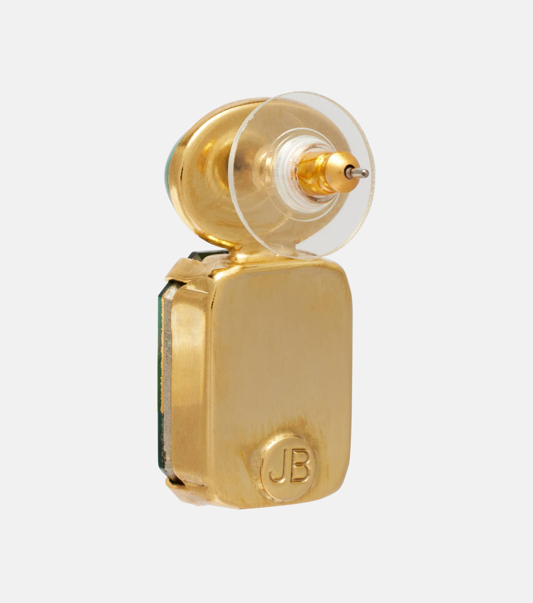 Elin crystal-embellished gold-plated earrings - 5