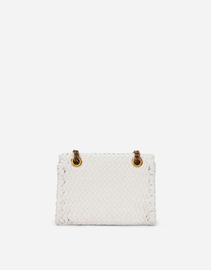 Small Devotion shoulder bag in woven nappa leather - 4