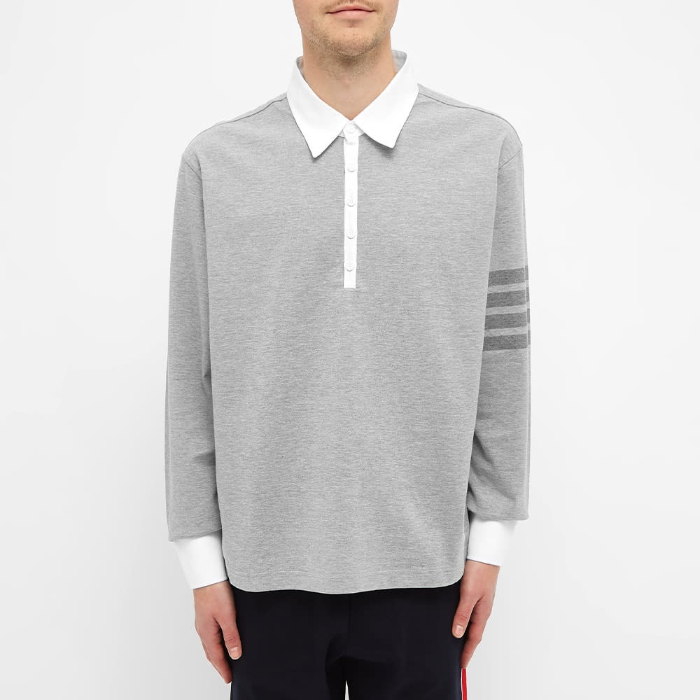 Thom Browne Four Bar Rugby Shirt - 5