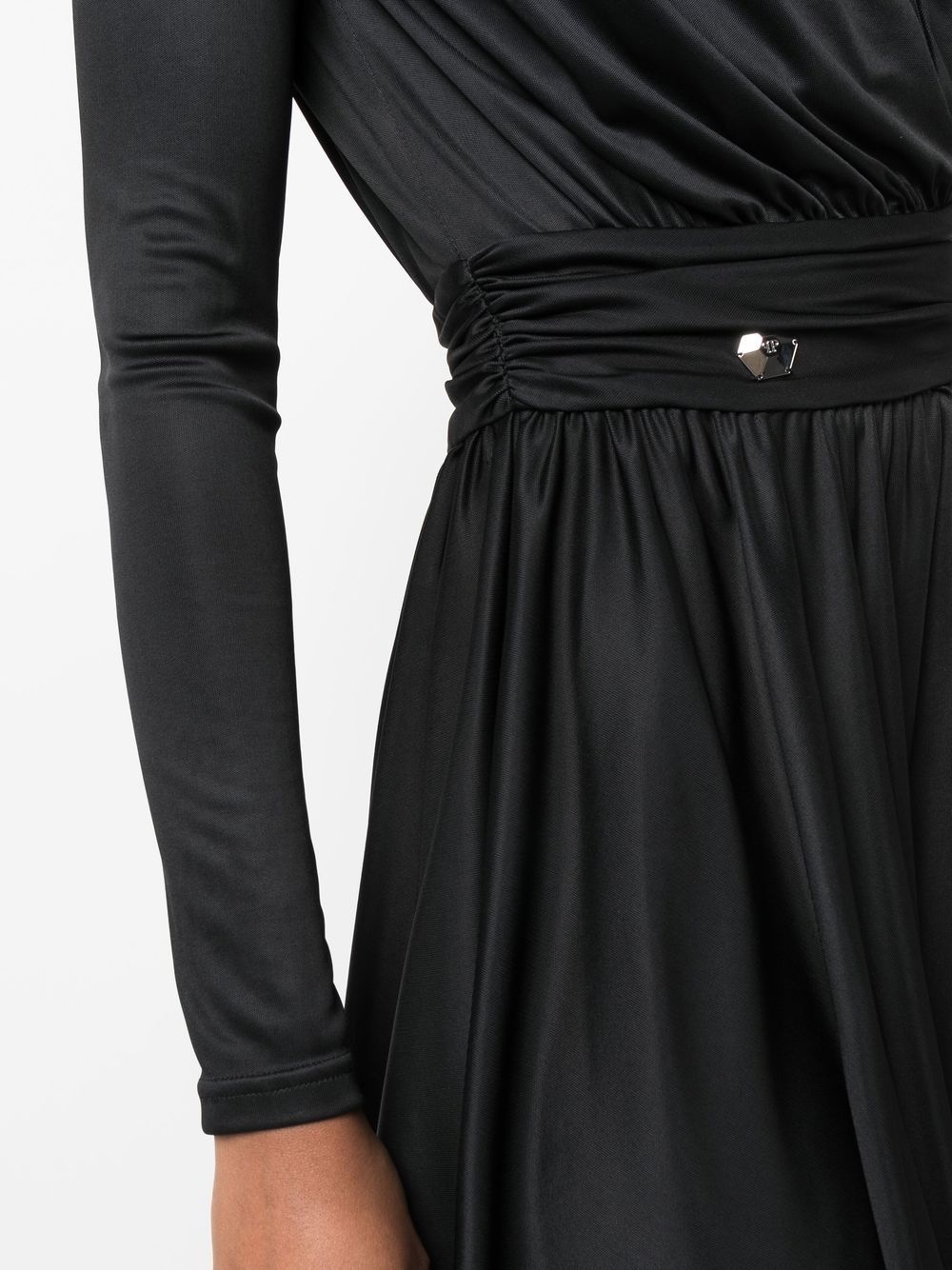 pleated one-shoulder dress - 5