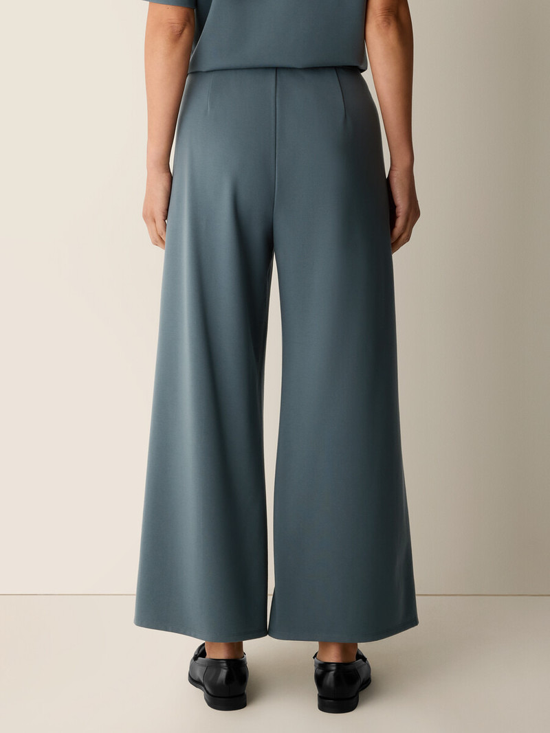 Lightweight Ponte Wide-Leg Pant 4