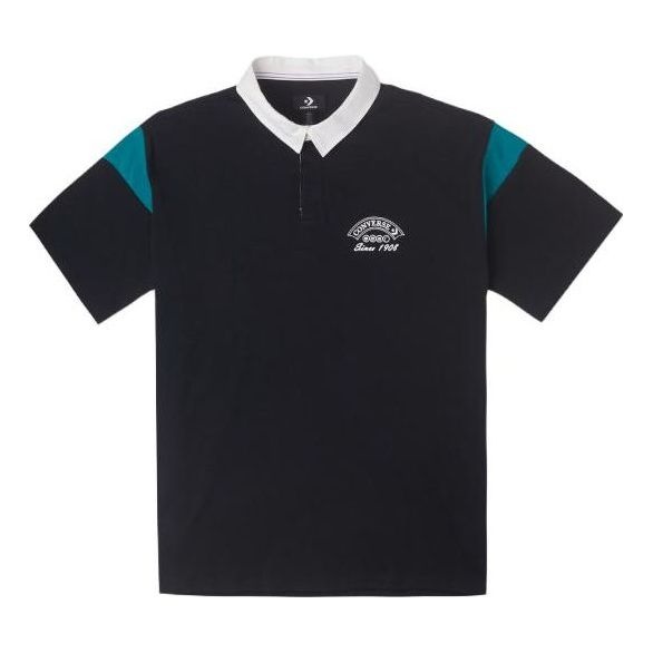 Converse Retro Polo Shirt 'Black' 10026173-A03 - 1