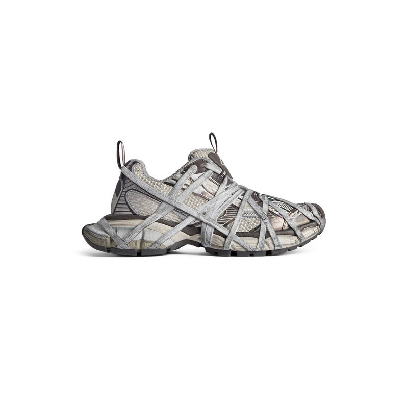Men's 3xl Extreme Lace Sneaker in Brown/grey/beige - 1