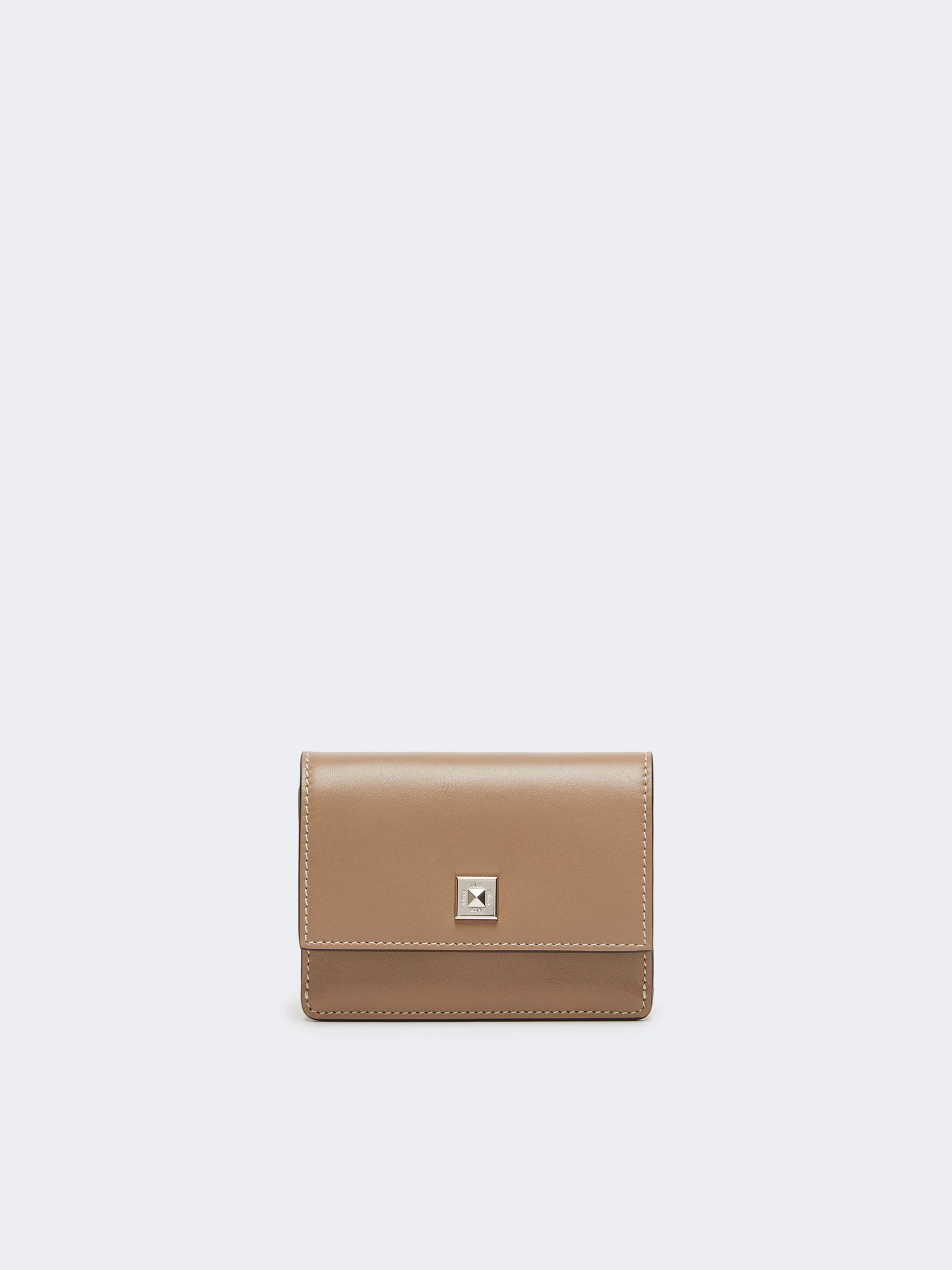 PURSE Leather purse - MUD - 1