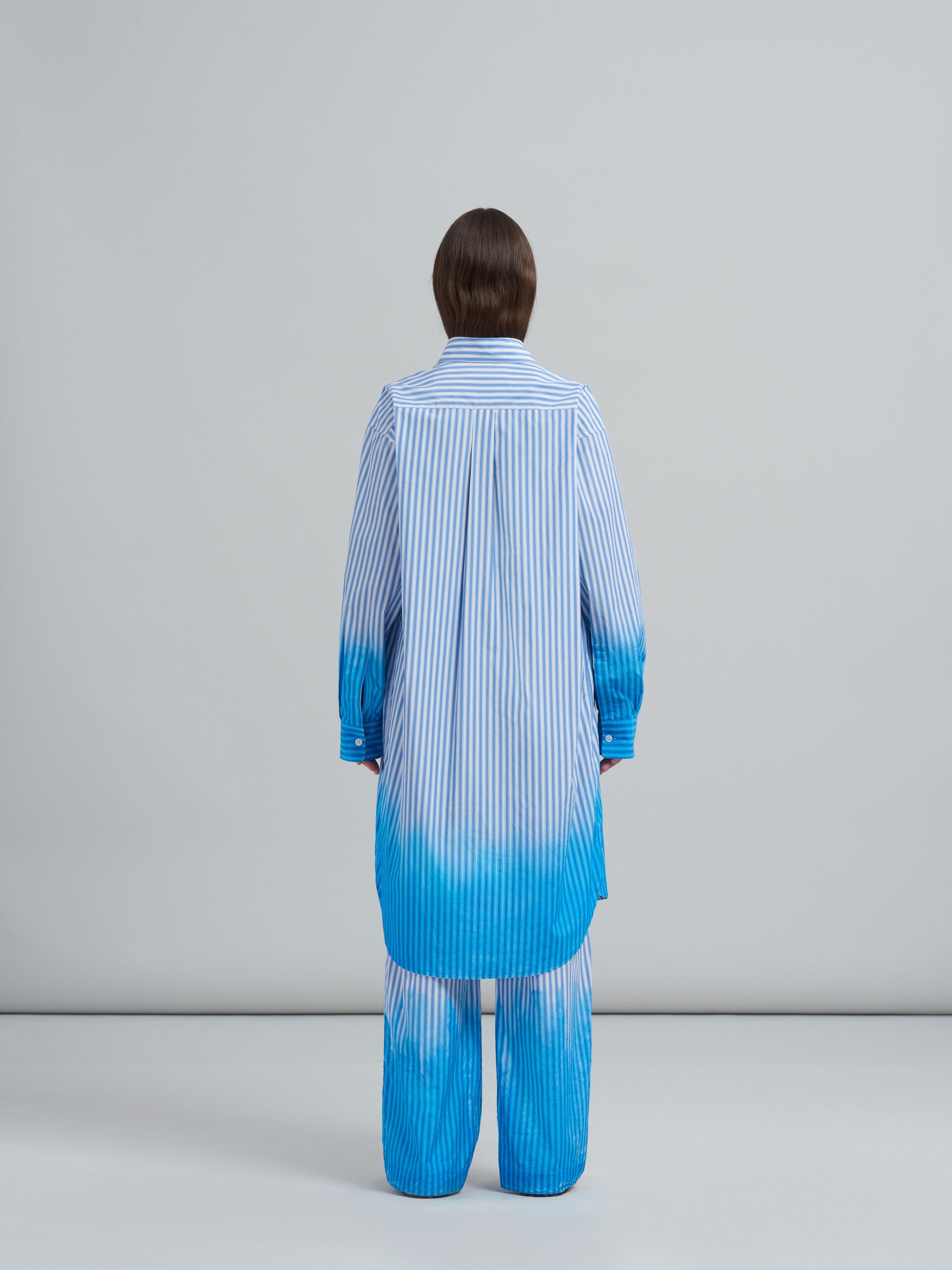 DIP-DYED POPLIN DRESS - 3