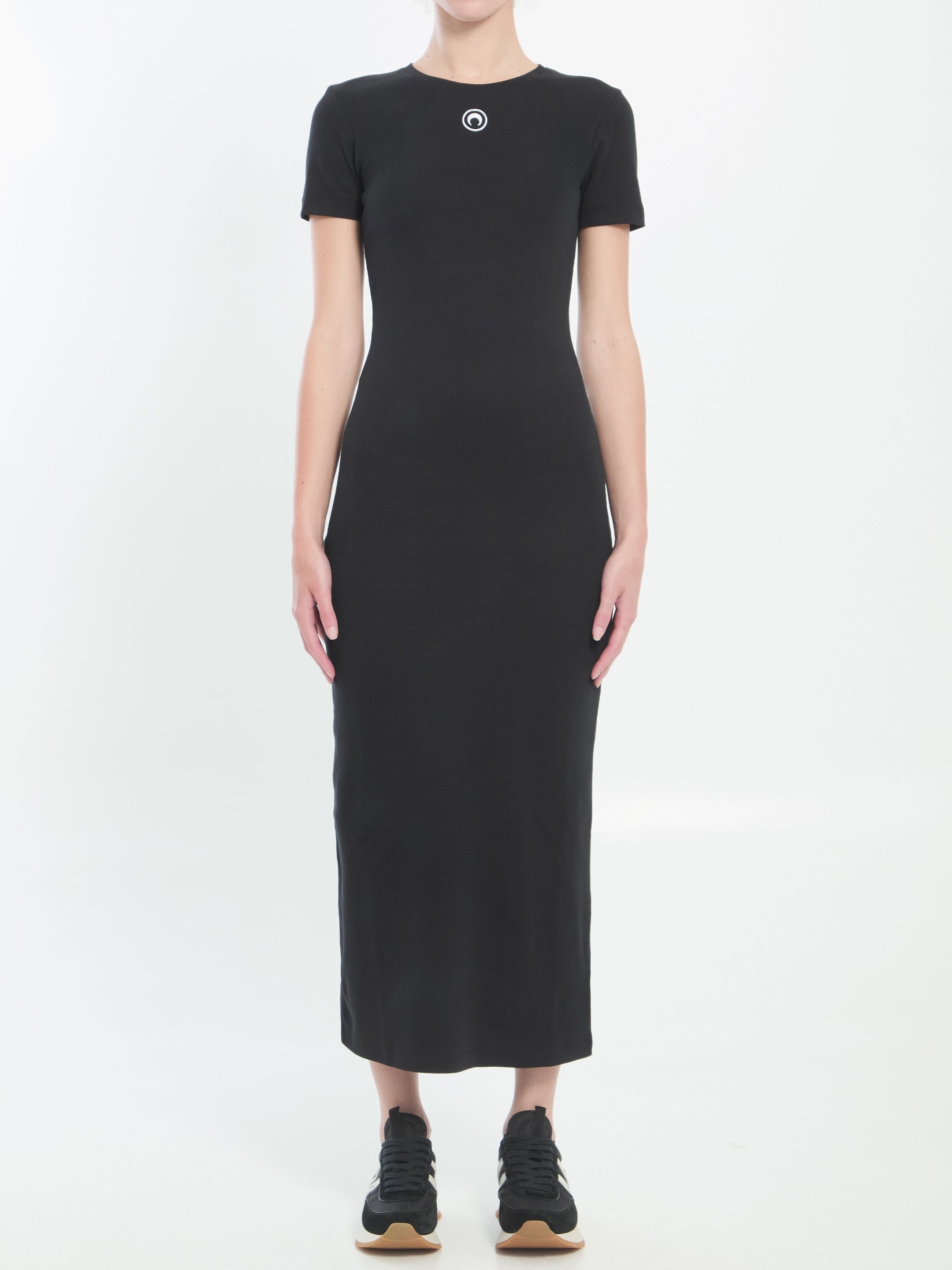 Marine Serre Moon Logo Knit Long Dress - 1