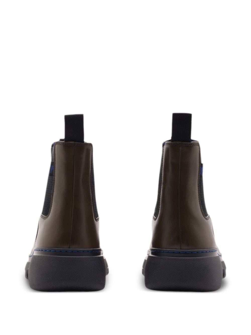 panelled leather ankle boots - 3