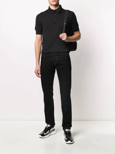 TOM FORD short-sleeve cotton polo shirt outlook