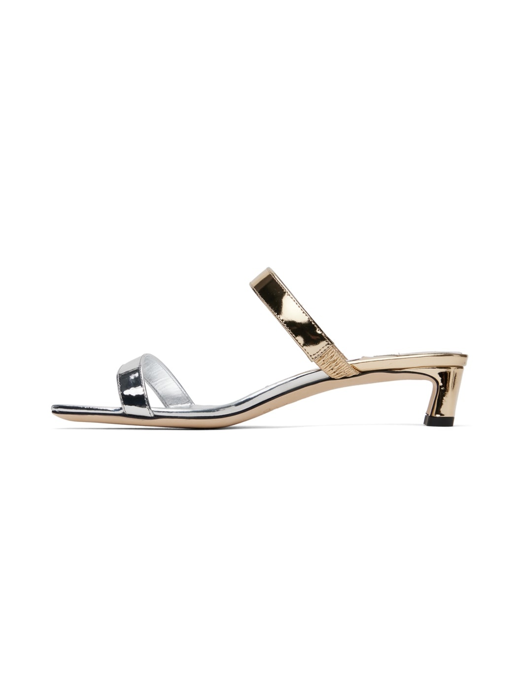 Silver & Gold Kyda 35 Heeled Sandals - 3