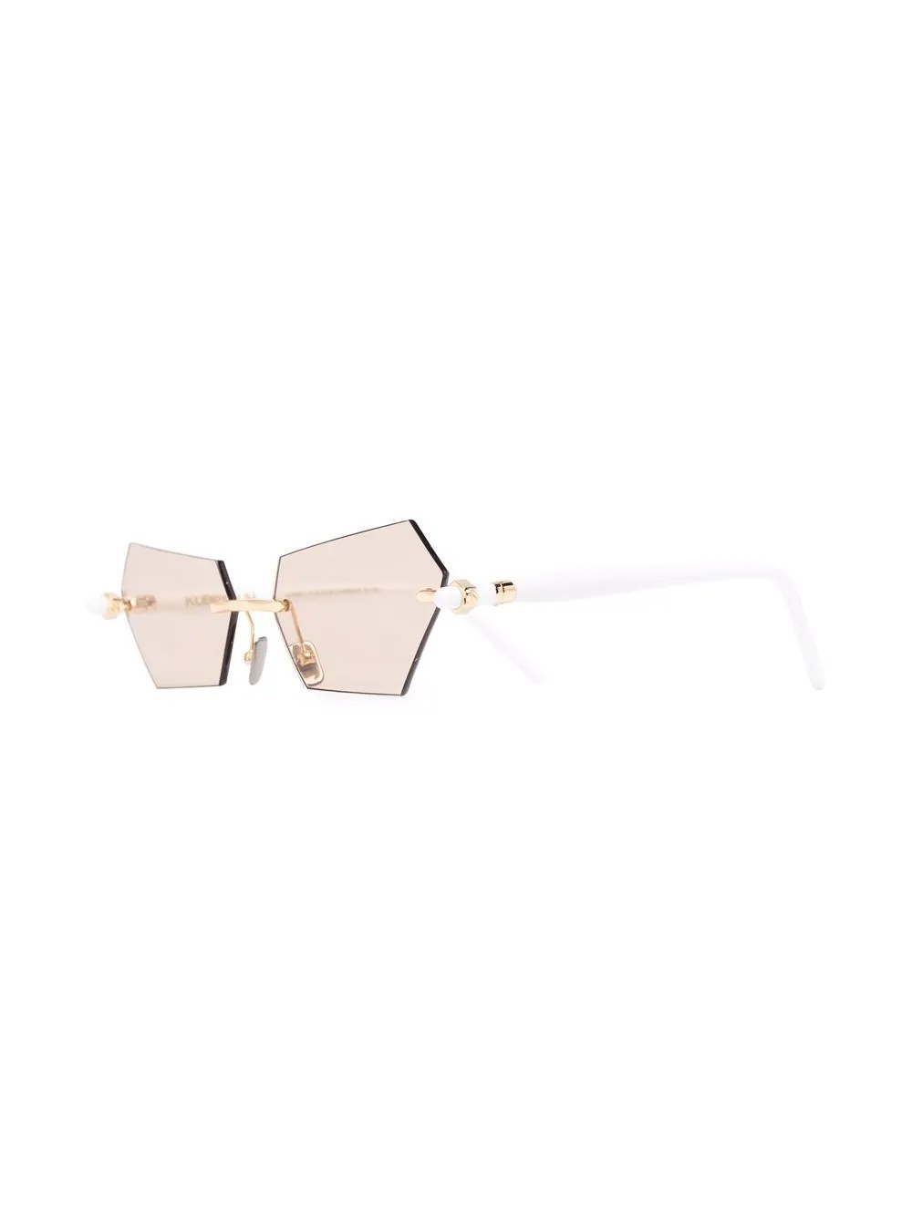 geometric frame sunglasses - 2