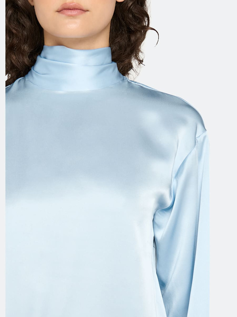 DIANE VON FURSTENBERG x Henry Zankov Eldridge Oversized Tie-Neck Silk Top outlook