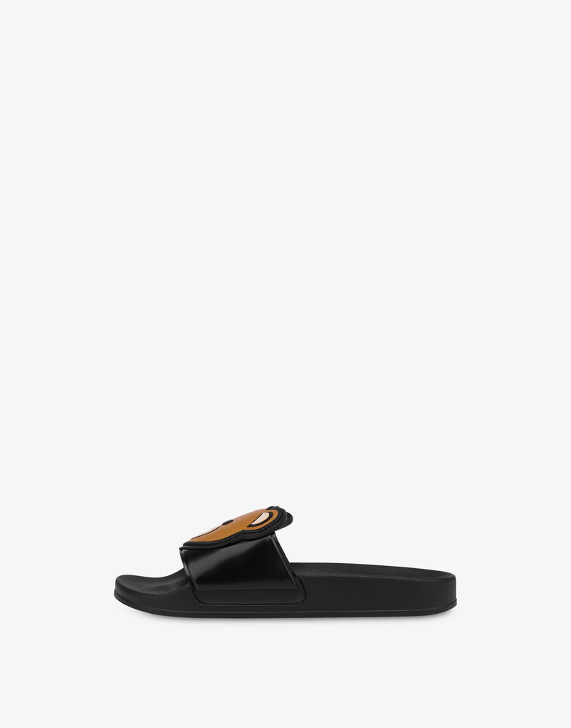 MOSCHINO TEDDY BEAR POOL SLIDES 2