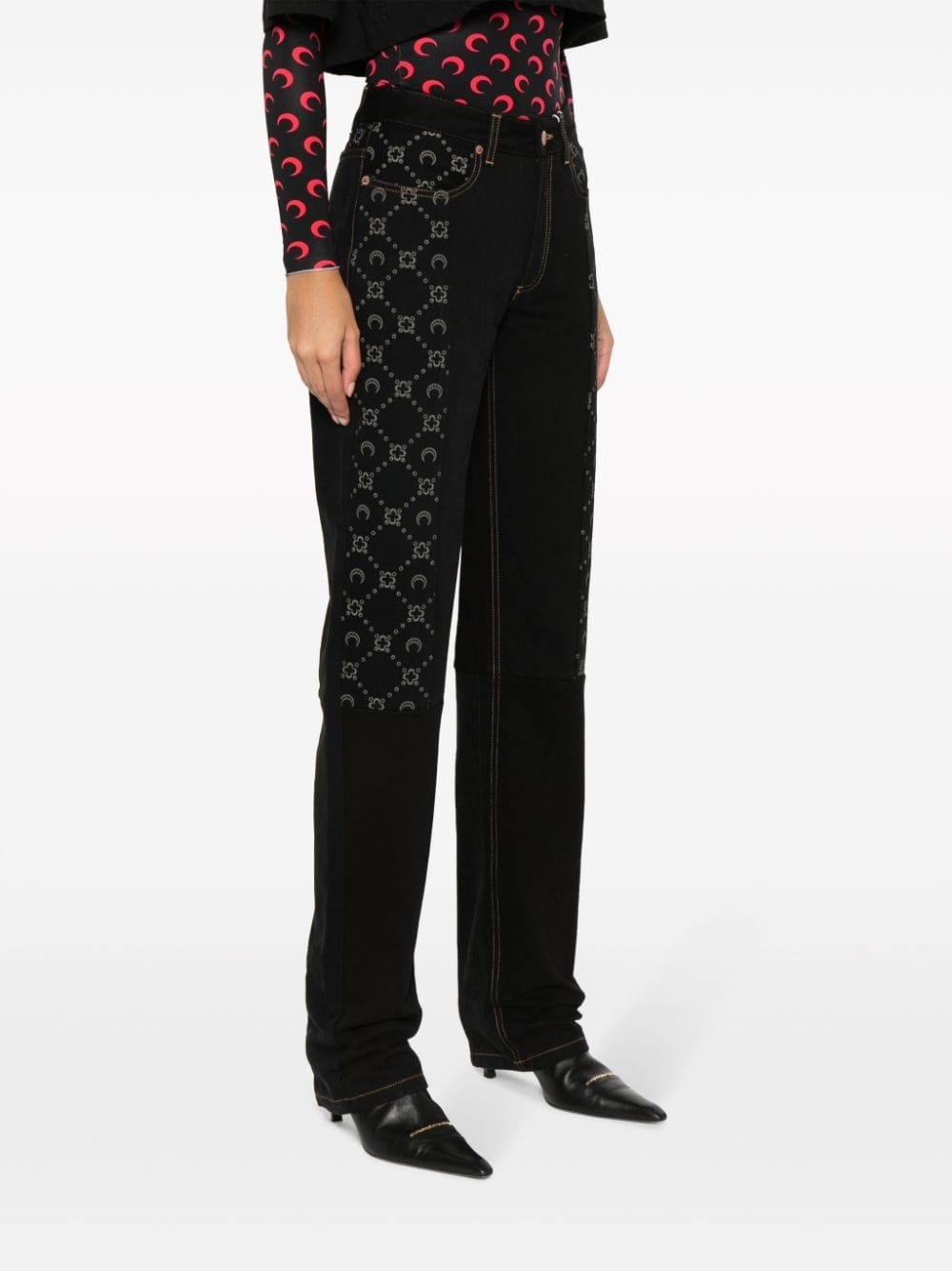 Regenerated straight-leg jeans - 3