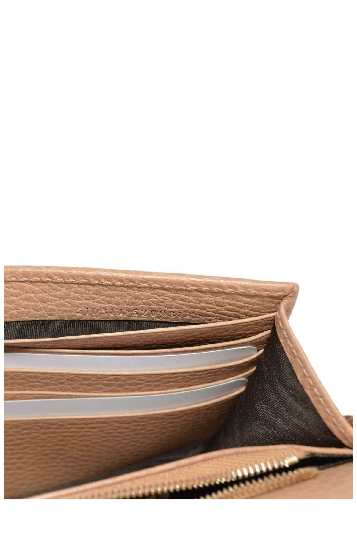 Interlocking shoulder bag GG small beige leather - 5