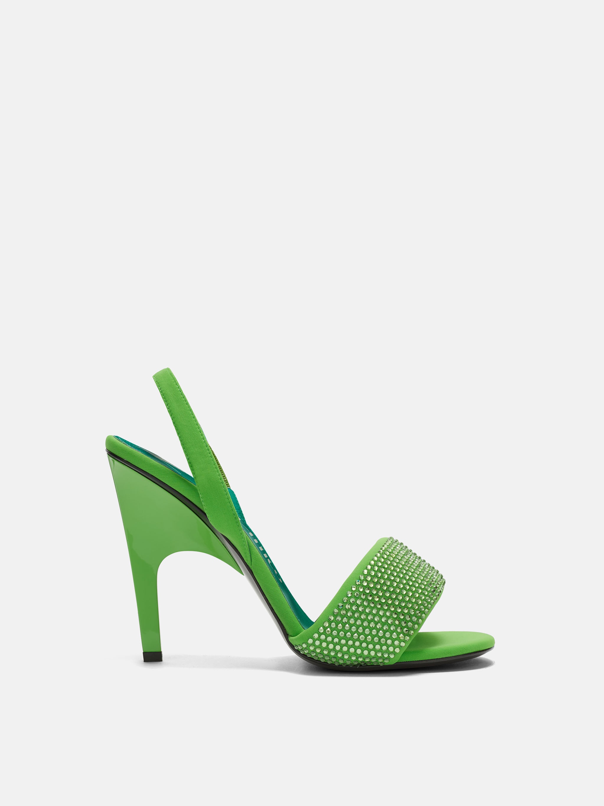 ''REM'' FLUO GREEN SANDAL - 1