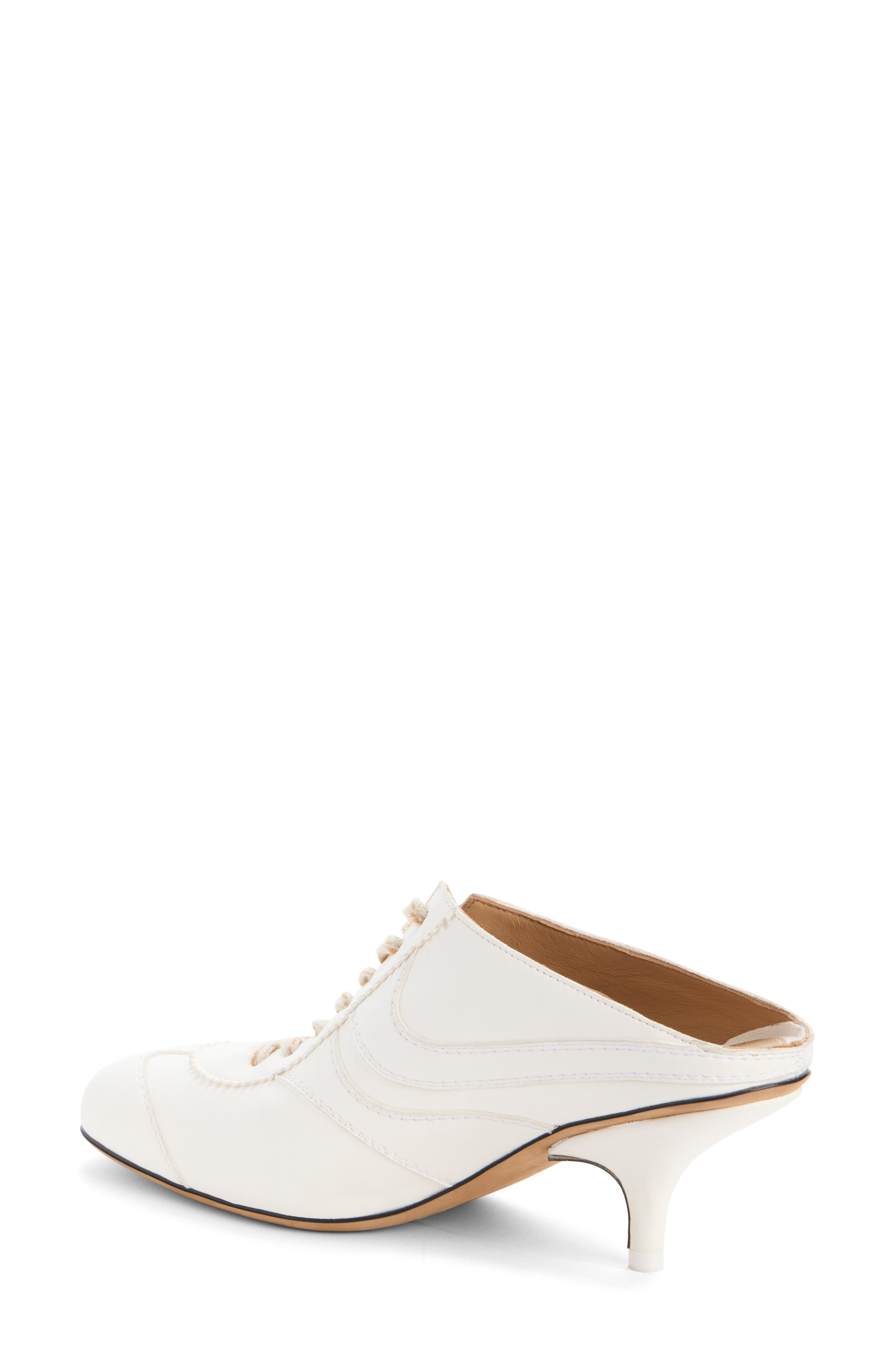 Dries Van Noten Lace-Up Mule in White at Nordstrom - 7