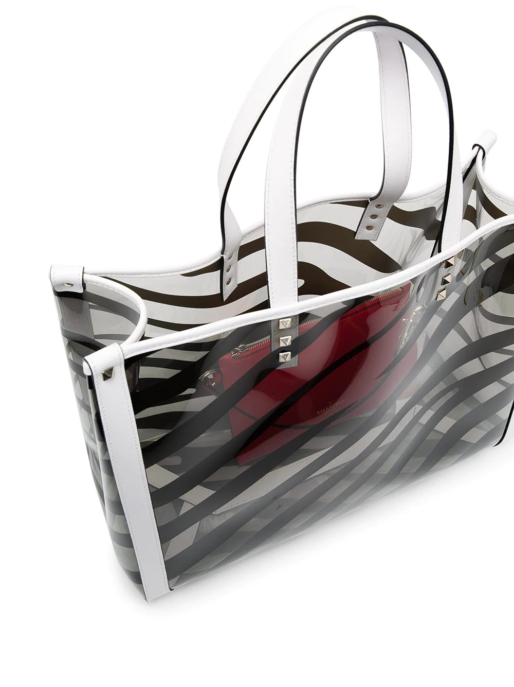 small zebra-print tote bag - 5